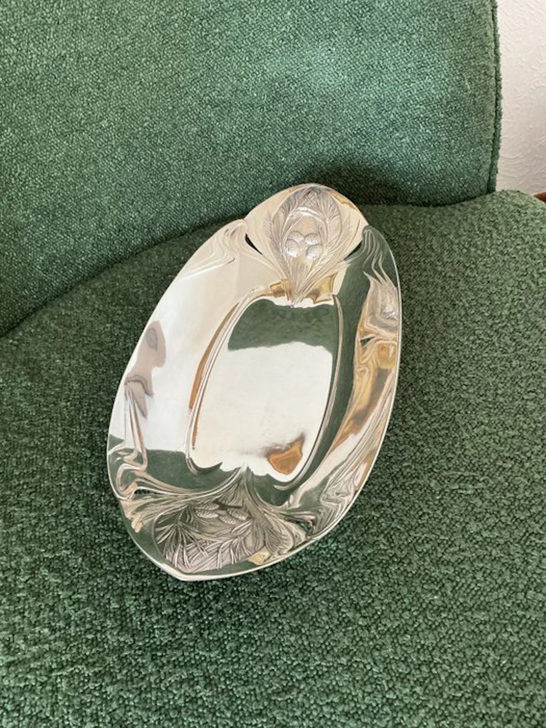 Christofle, Gallia - Bread basket - pine apples - silver metal - Fruit basket