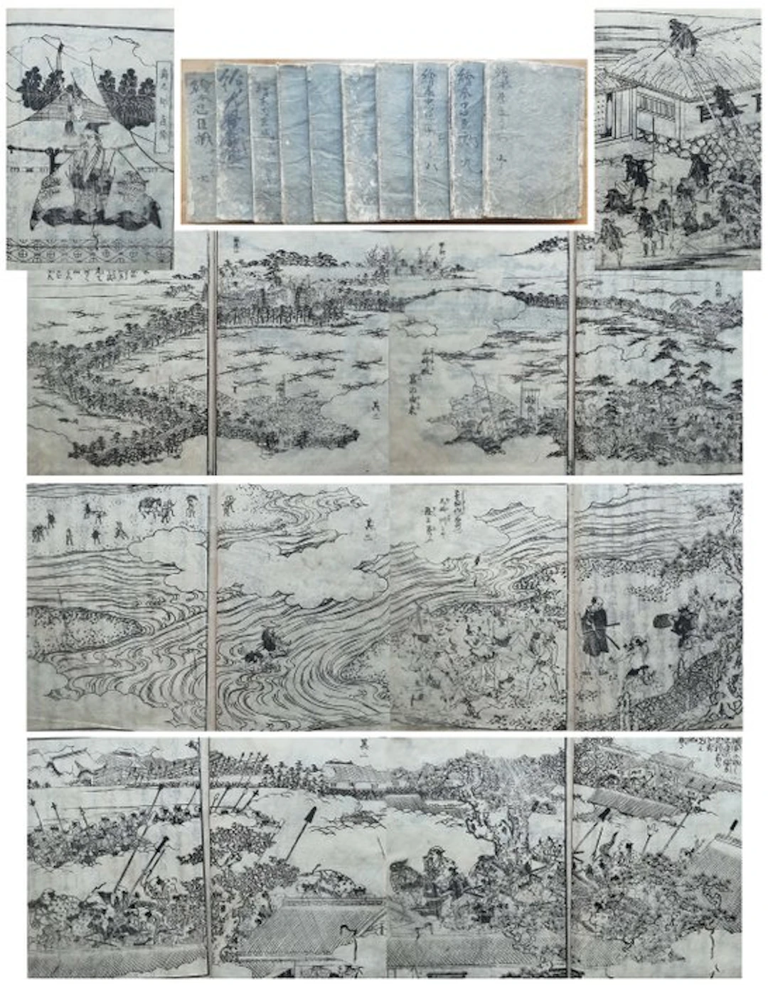 Hayami Shungyōsai 速水春暁斎 (1767-1823) - "Ehon Chūshingura"