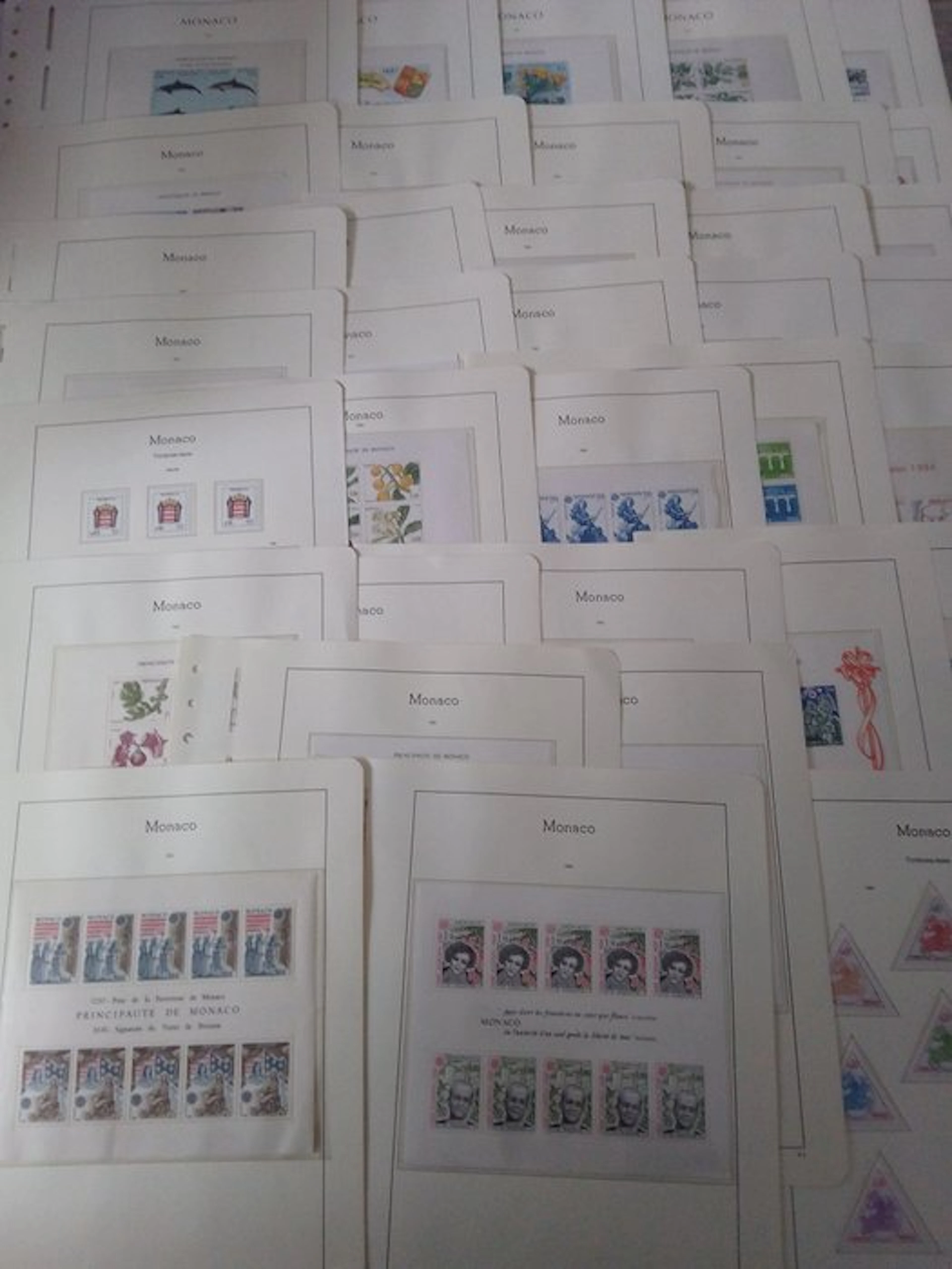 Monaco - Huge lot of stamps—blocks