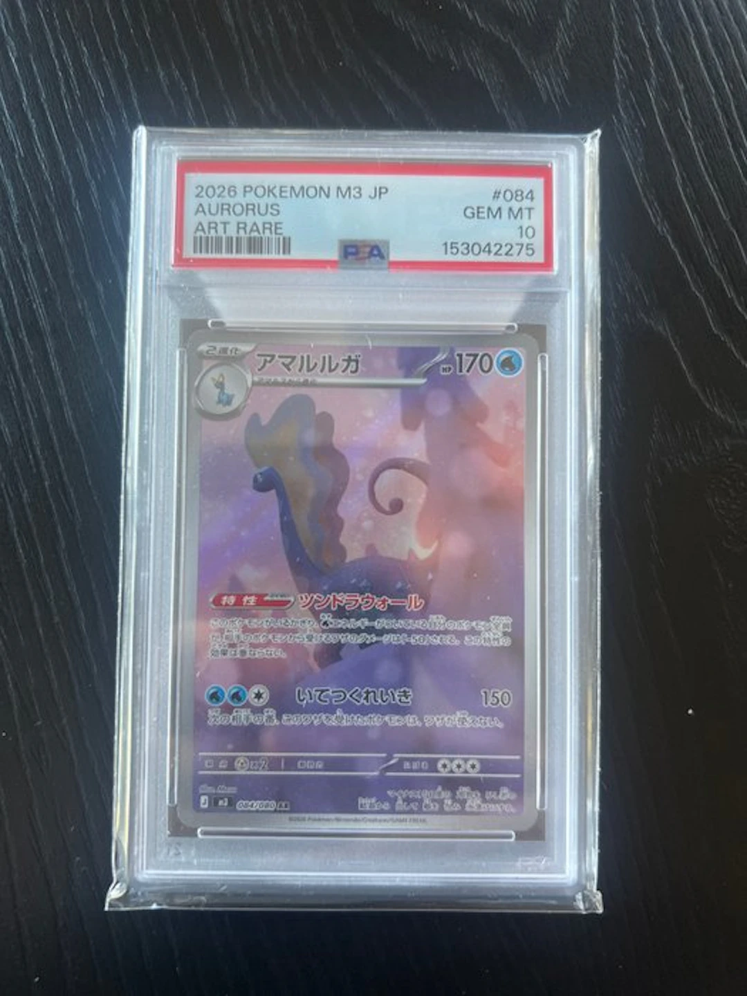 Pokémon - 1 Graded card - Aurorus 084 Full art - PSA 10 - Mega Evolution