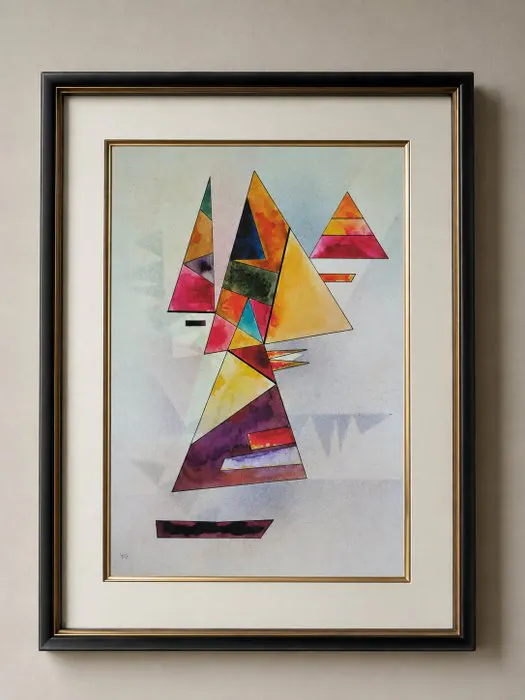 Wassily Kandinsky (1866-1944) - Estampe - Composition (1930)