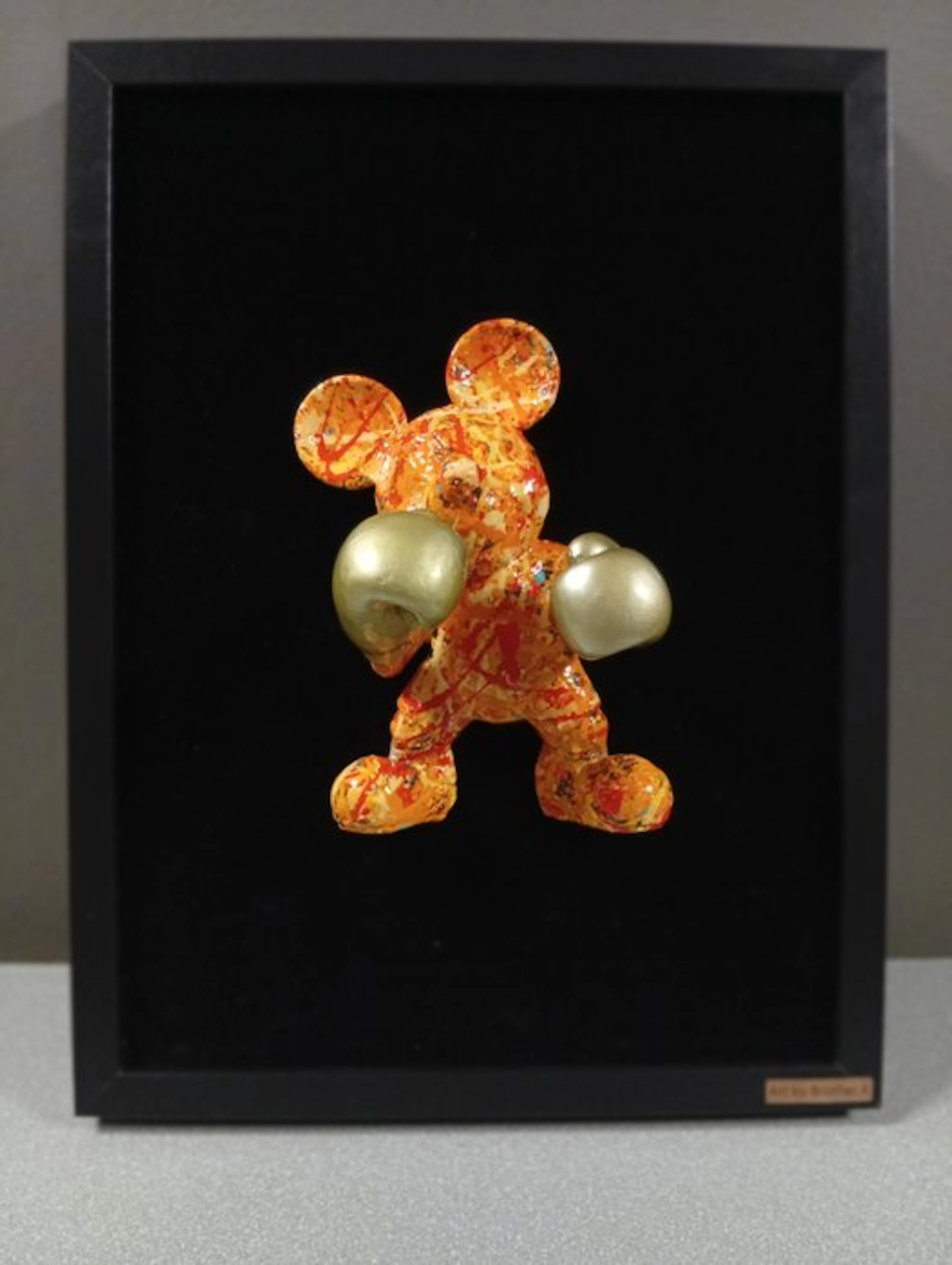 Brother X - Framed Boxing Mickey by Brother X (Luxury...