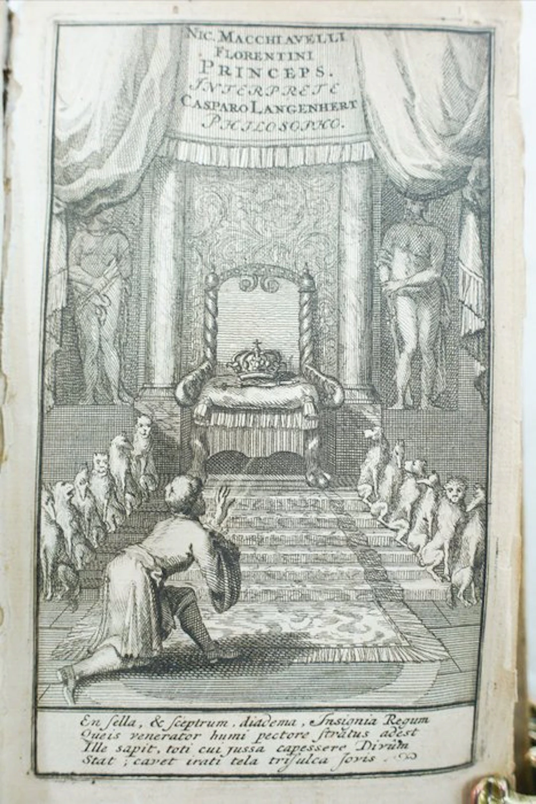 Niccola Machiavellis - Princeps [Le Prince] - 1699