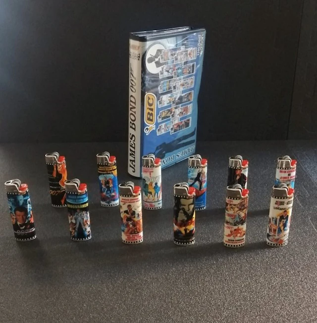 1999 BIC James Bond 007 Collection • Complete set W/box •...
