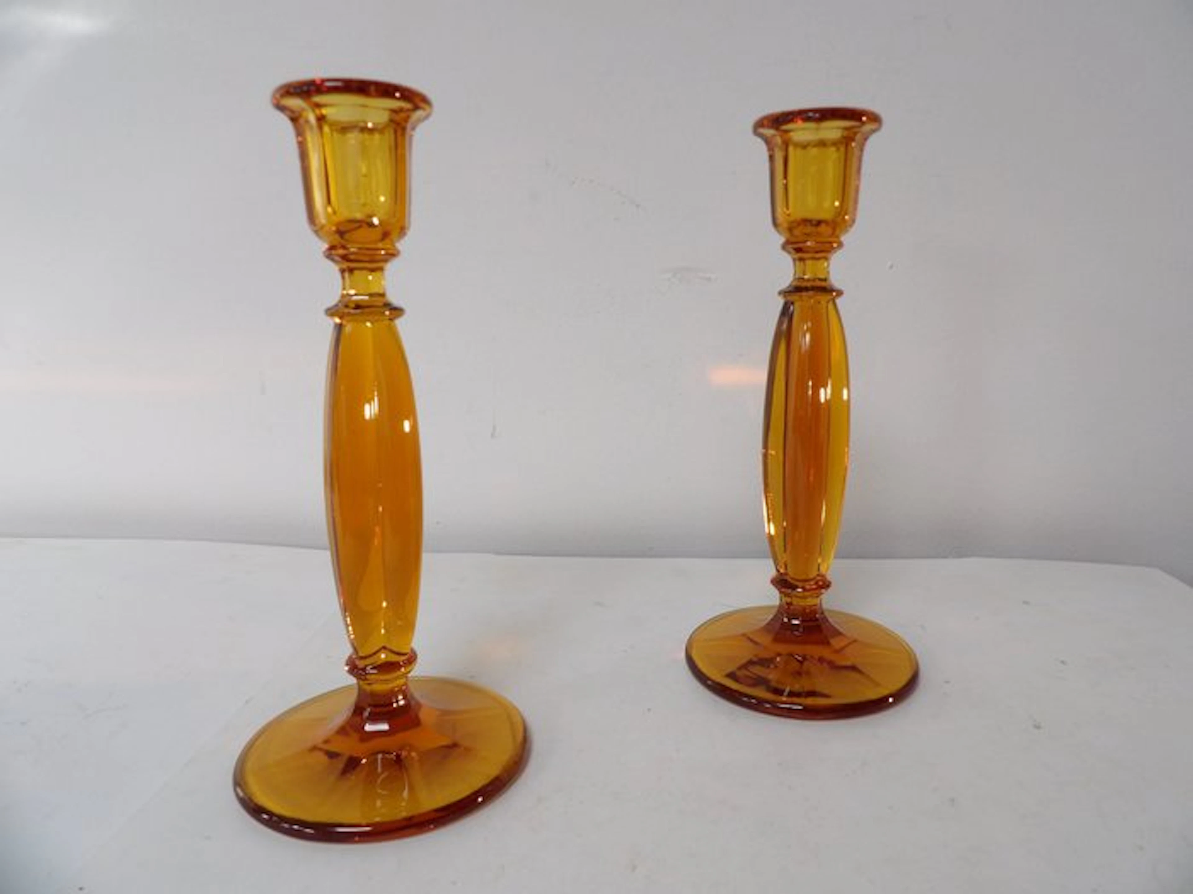 Val Saint Lambert - Charles Graffart - Candleholder Dagobert (2) - Glass