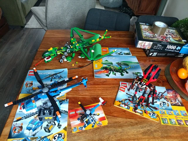 LEGO Set - Creator 3in1 - Lego dragon helikopter 31 creator sets