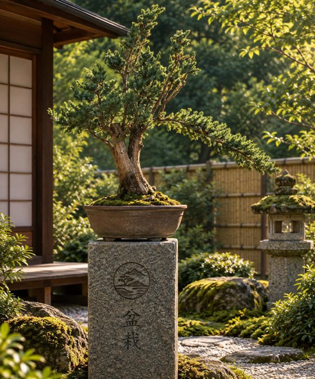 Juniper bonsai (Juniperus) - Height (Tree): 72 cm - Depth...
