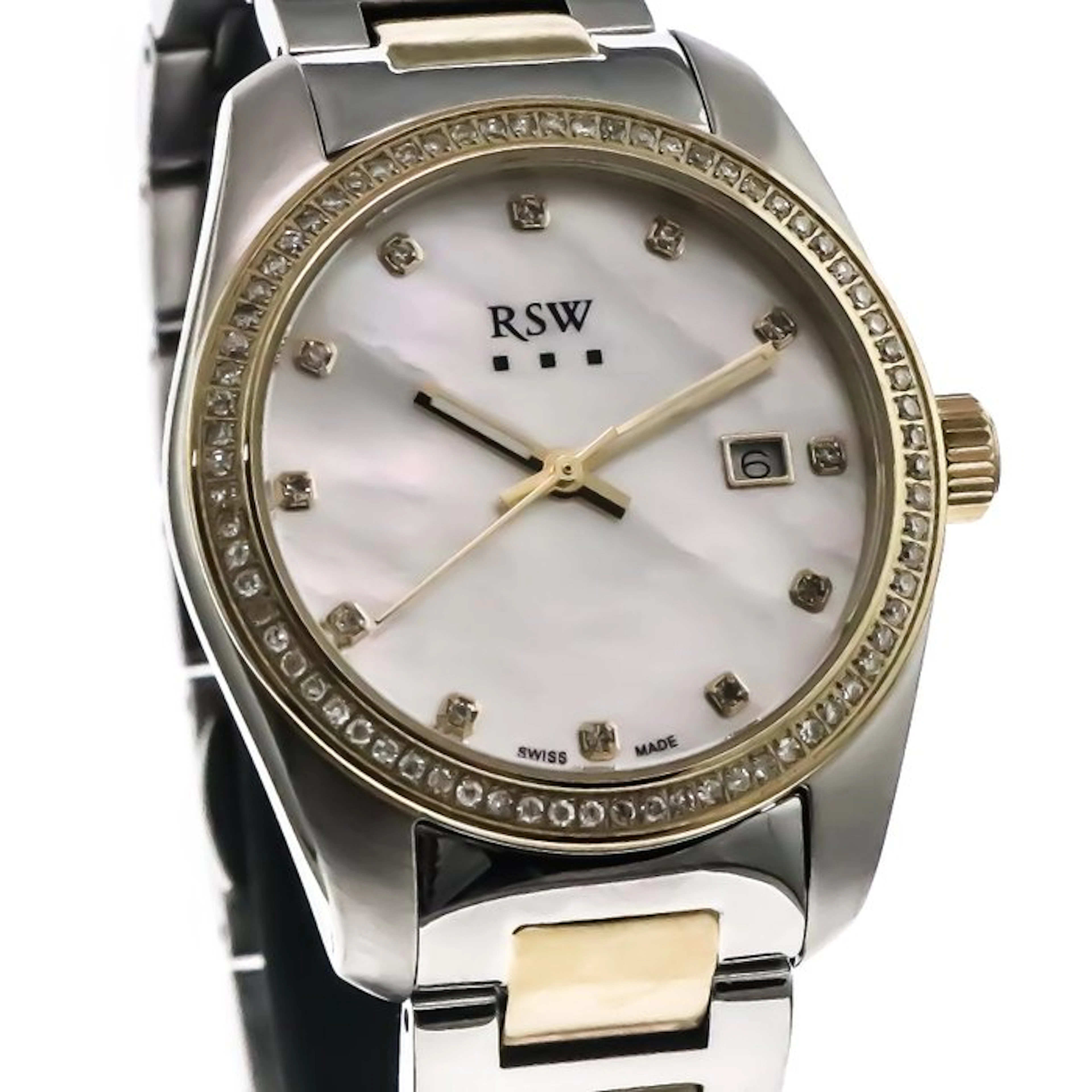 RSW - Swiss Made Diamond Watch - RSWL143-SG-DD-7 - No...