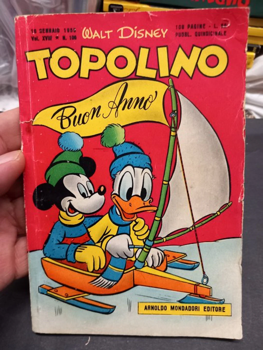 Topolino N. 106 - giochi non compilati - 1 Comic - First edition - 1955