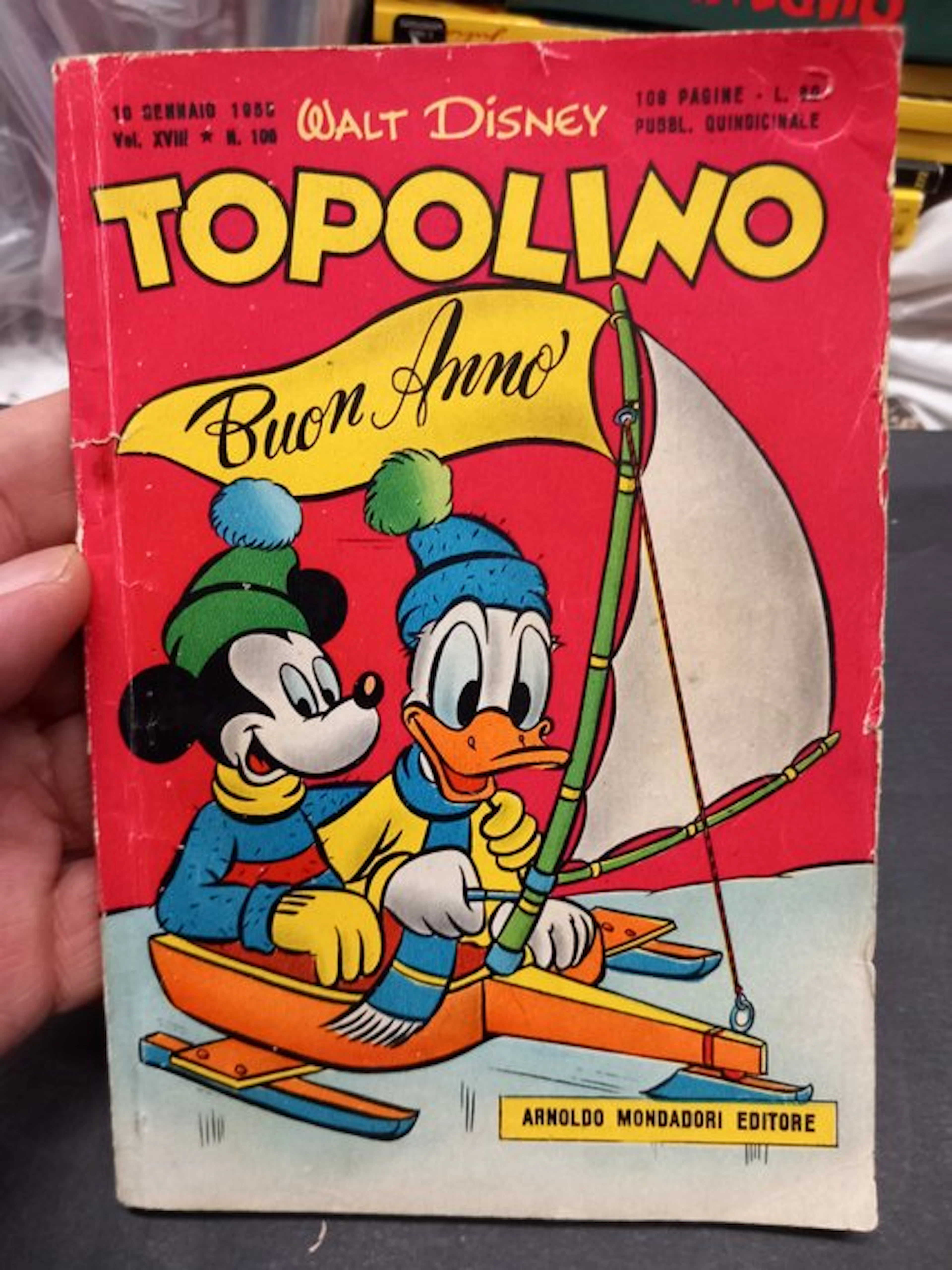 Topolino N. 106 - giochi non compilati - 1 Comic - First edition - 1955