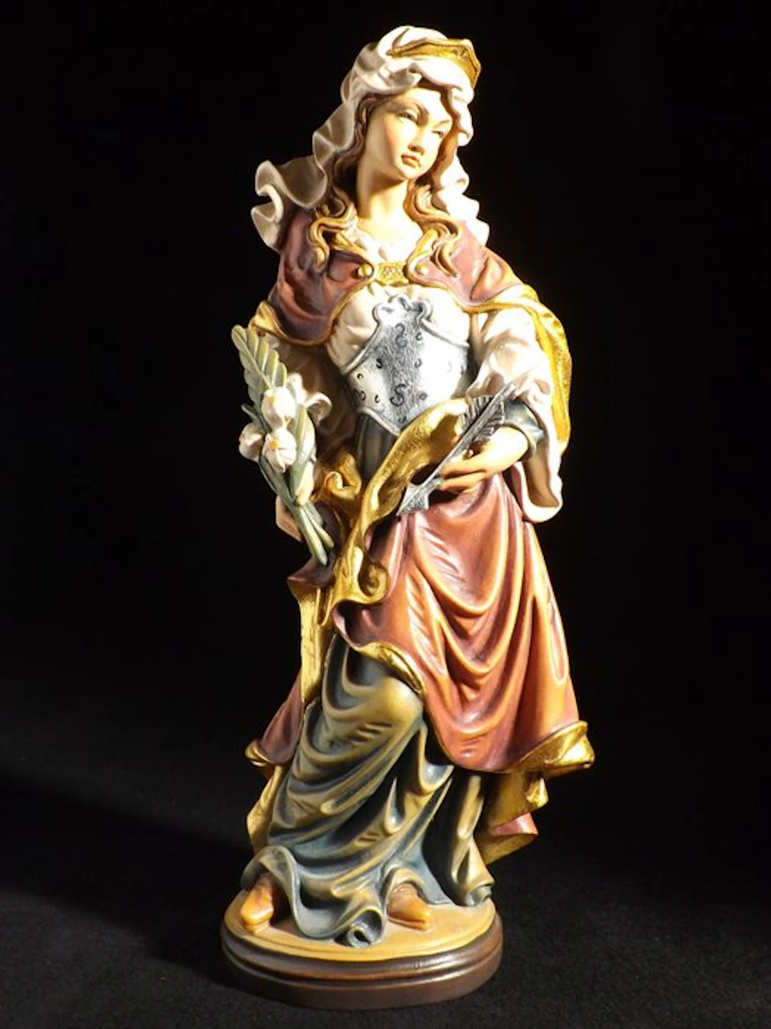 Albert Comploj - Val Gardena - Figure - Saint Ursula of...