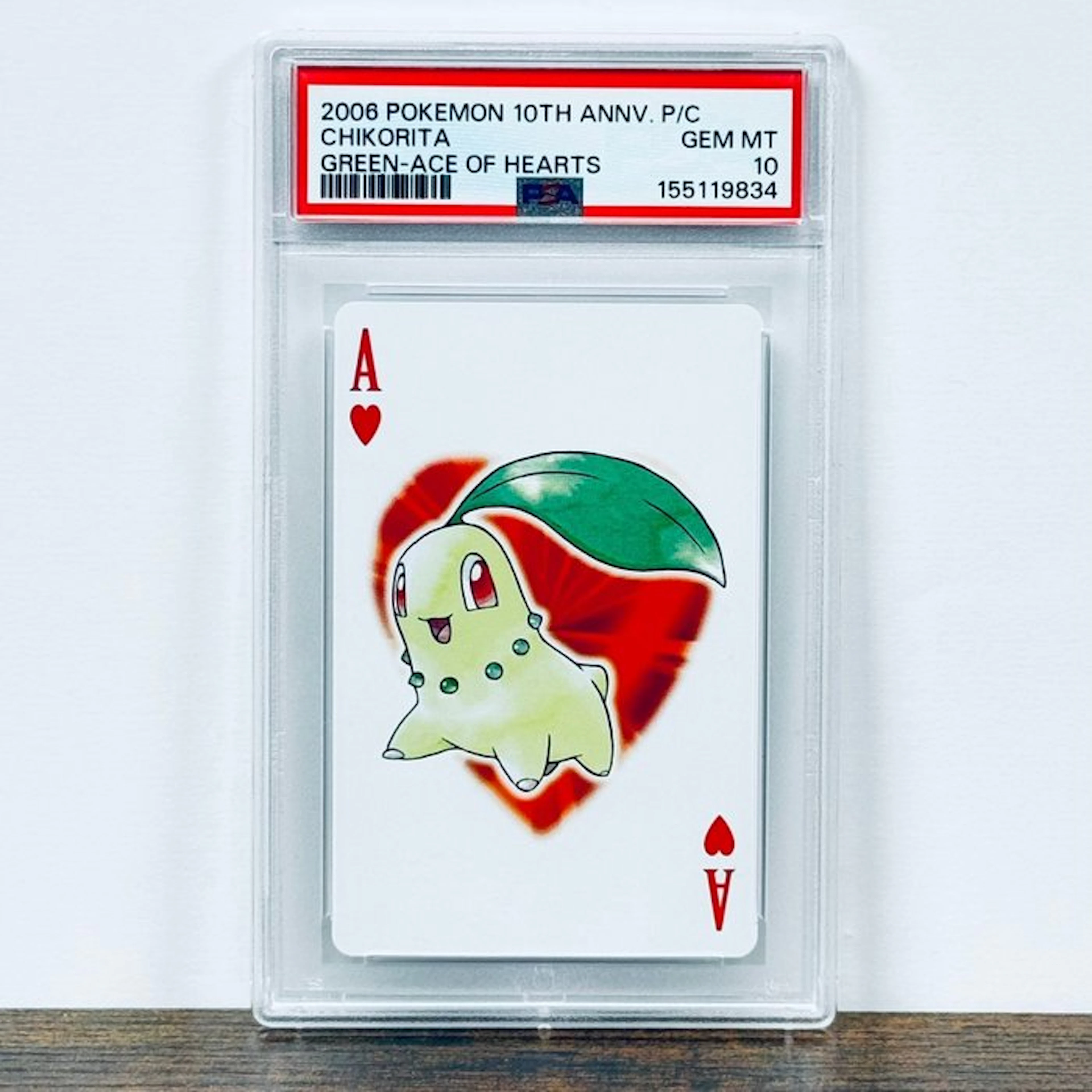 Pokémon Graded card - Chikorita 10th Anniversary - Pokémon - PSA 10