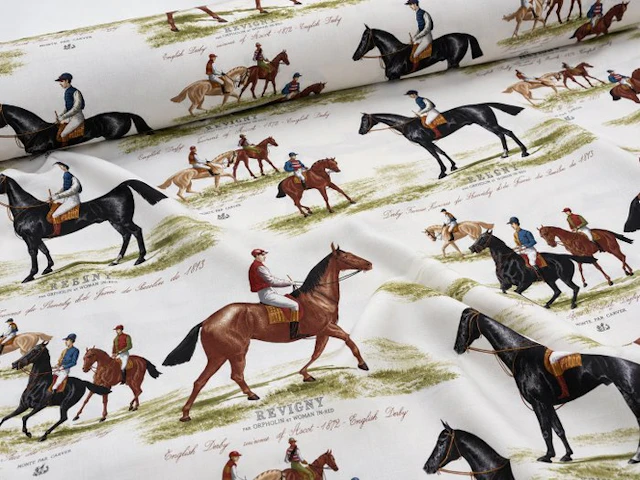 Exclusive Cotton Fabric “English Derby” – Cavalli e...