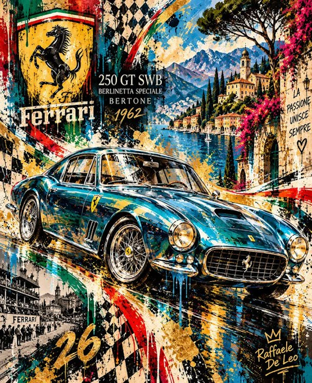 Print - Ferrari - Ferrari 250 GT SWB Berlinetta Speciale...