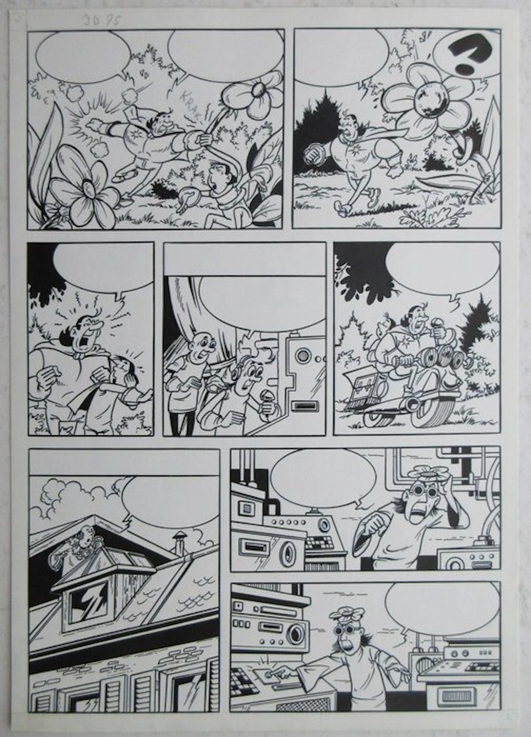Studio Vandersteen - 1 Original page - Jerom - De kleurenzaaier p. 25