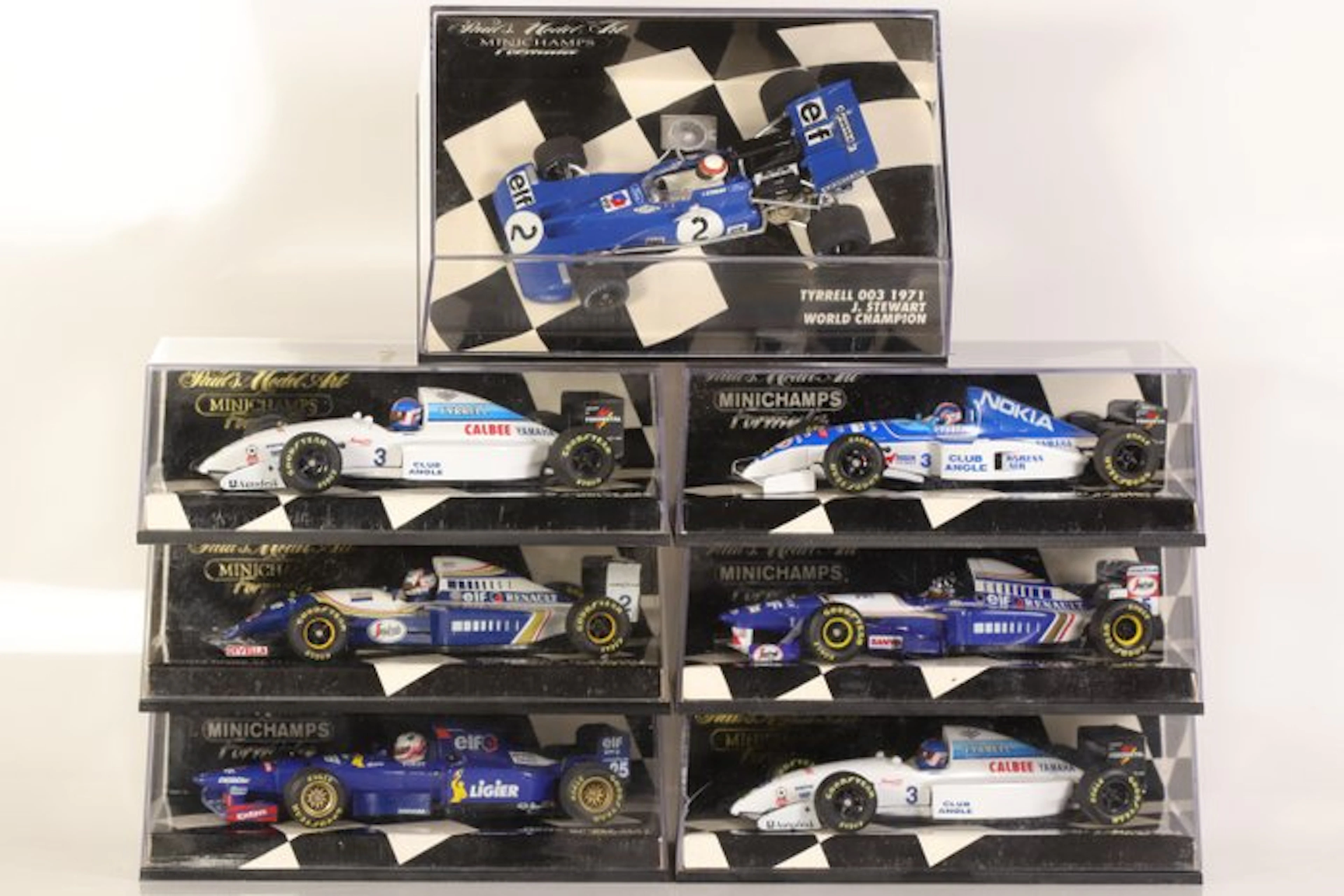MiniChamps 1:43 - Model car (7) - Lot of 7 Formula 1...
