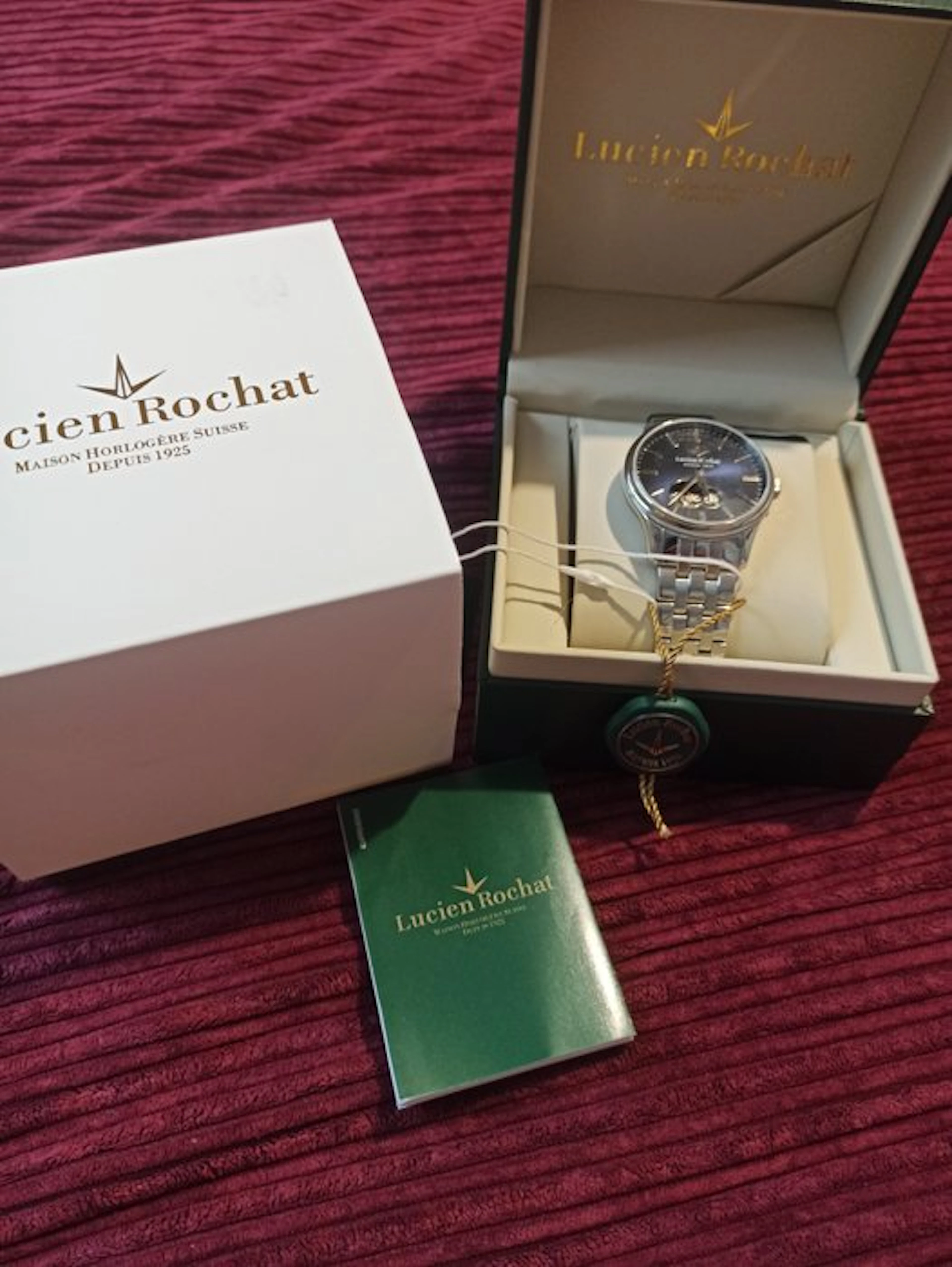 Lucien Rochat - MONTREUX - Skeleton - Automatic - Blue...