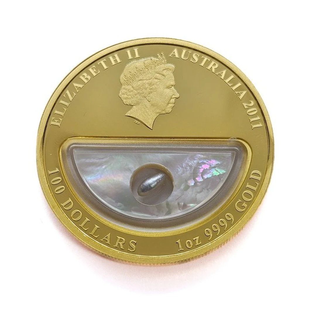Australia. 100 Dollars 2011 Treasures - Pearls
