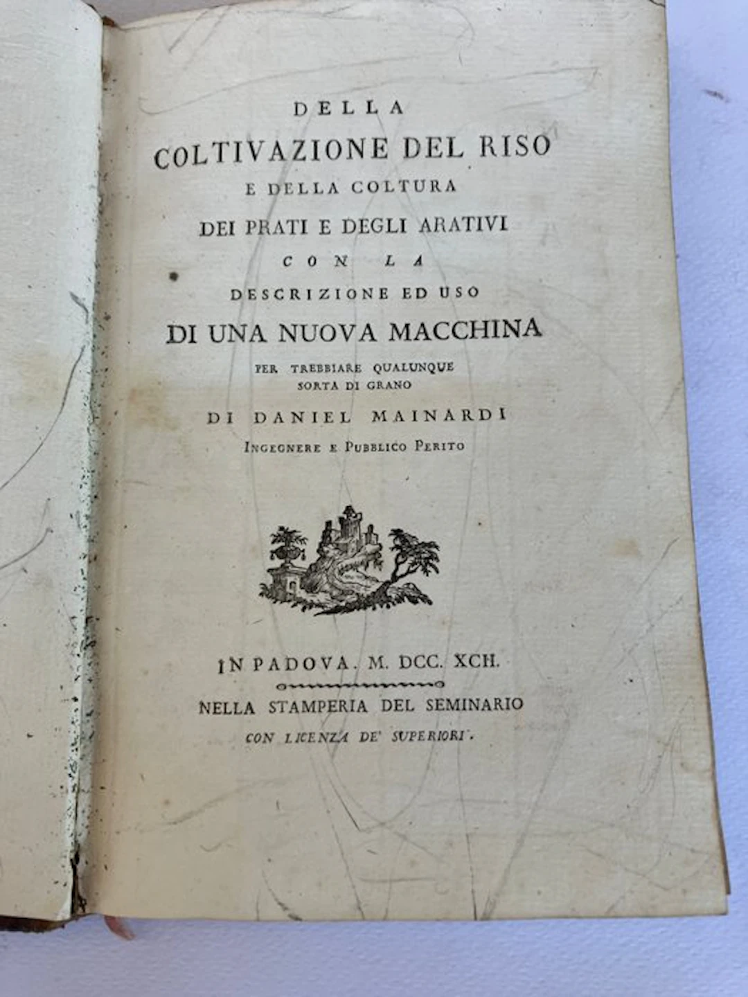 Daniel Mainardi - Della coltivazione del riso e della...