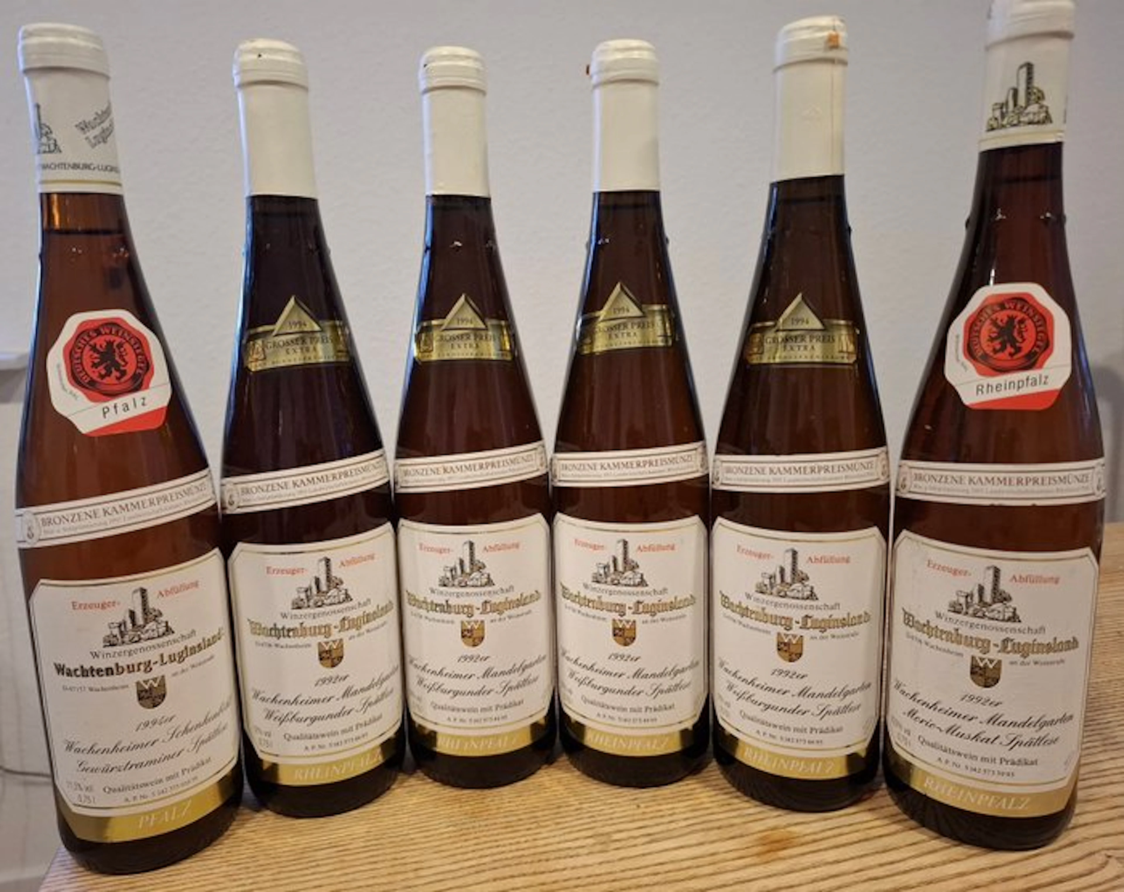 1992 & 1994 Winzergenossenschaft Wachtenburg-Luginsland...