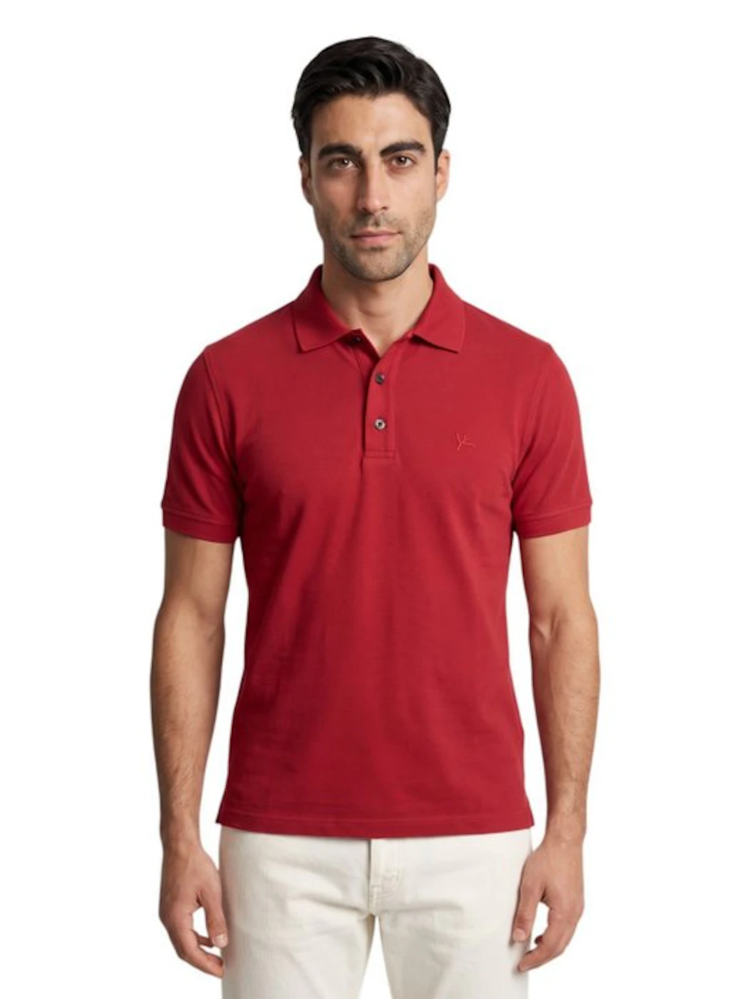 ISAIA NAPOLI - Size S - Garment Dyed Cotton Piquet Short...
