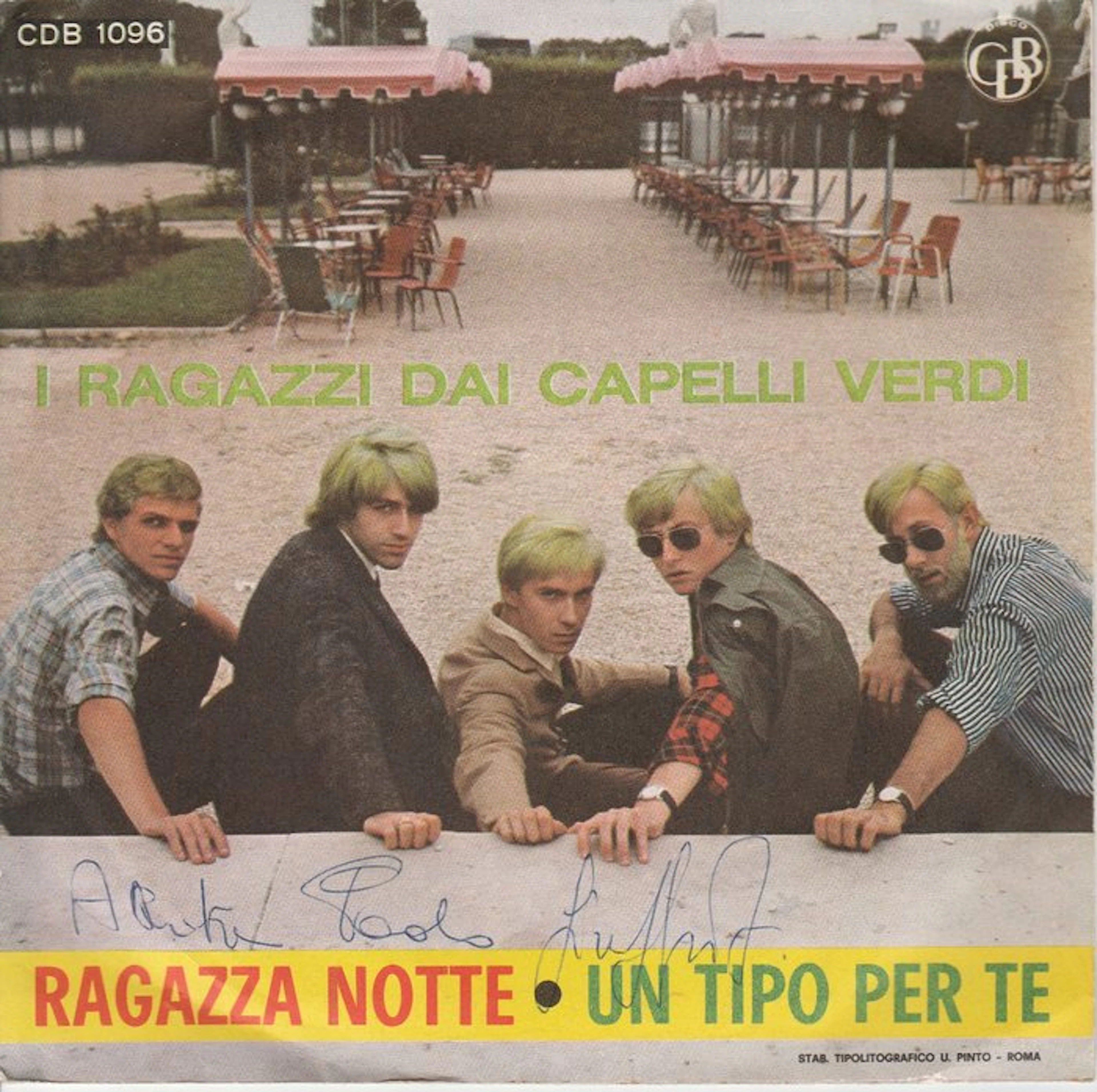 i ragazzi dai capelli verdi - ragazza notte /un tipo per...