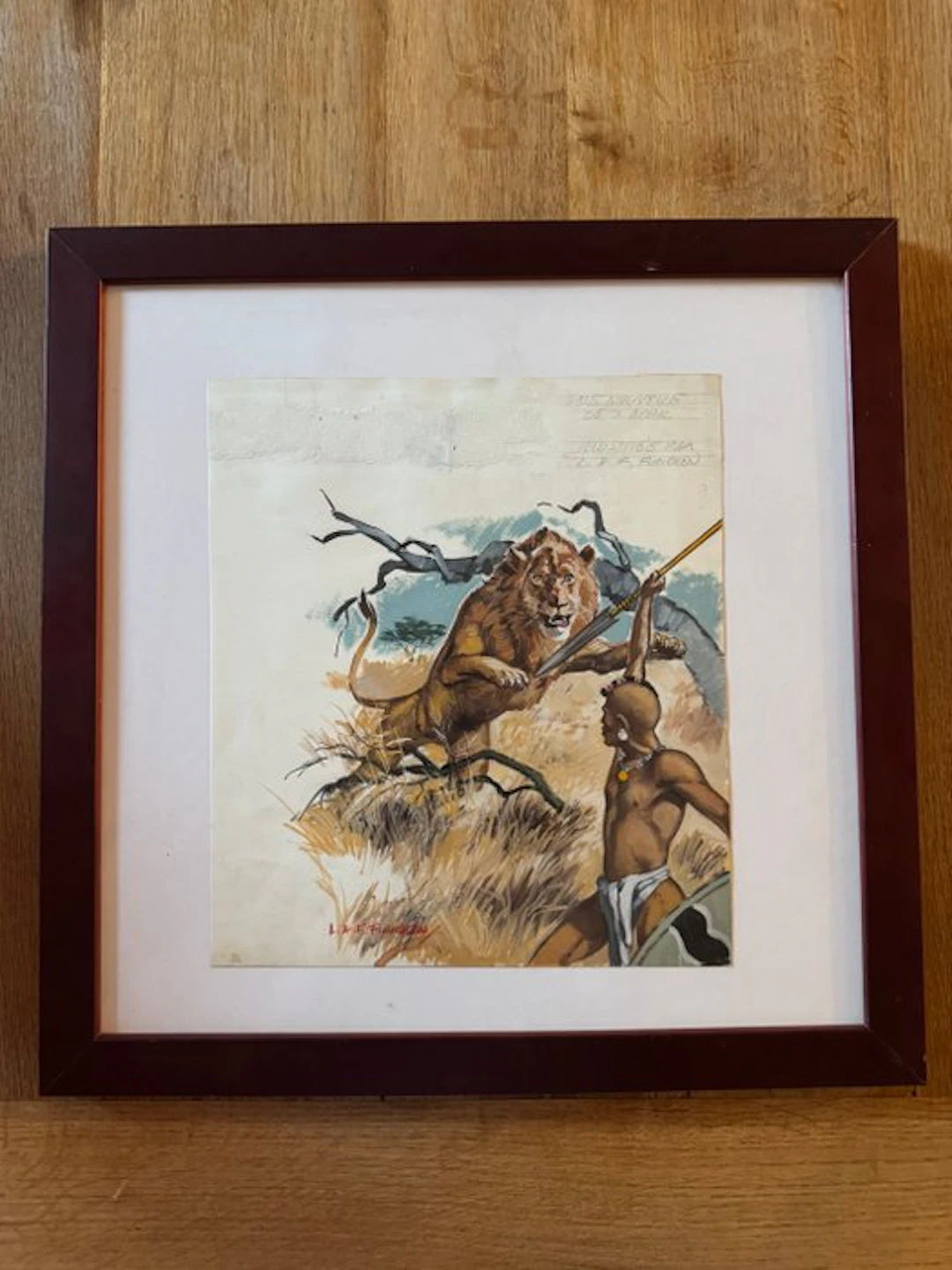 L. & F. Funcken - 1 Original colour drawing - Une nouvelle de J. Acar - 1966
