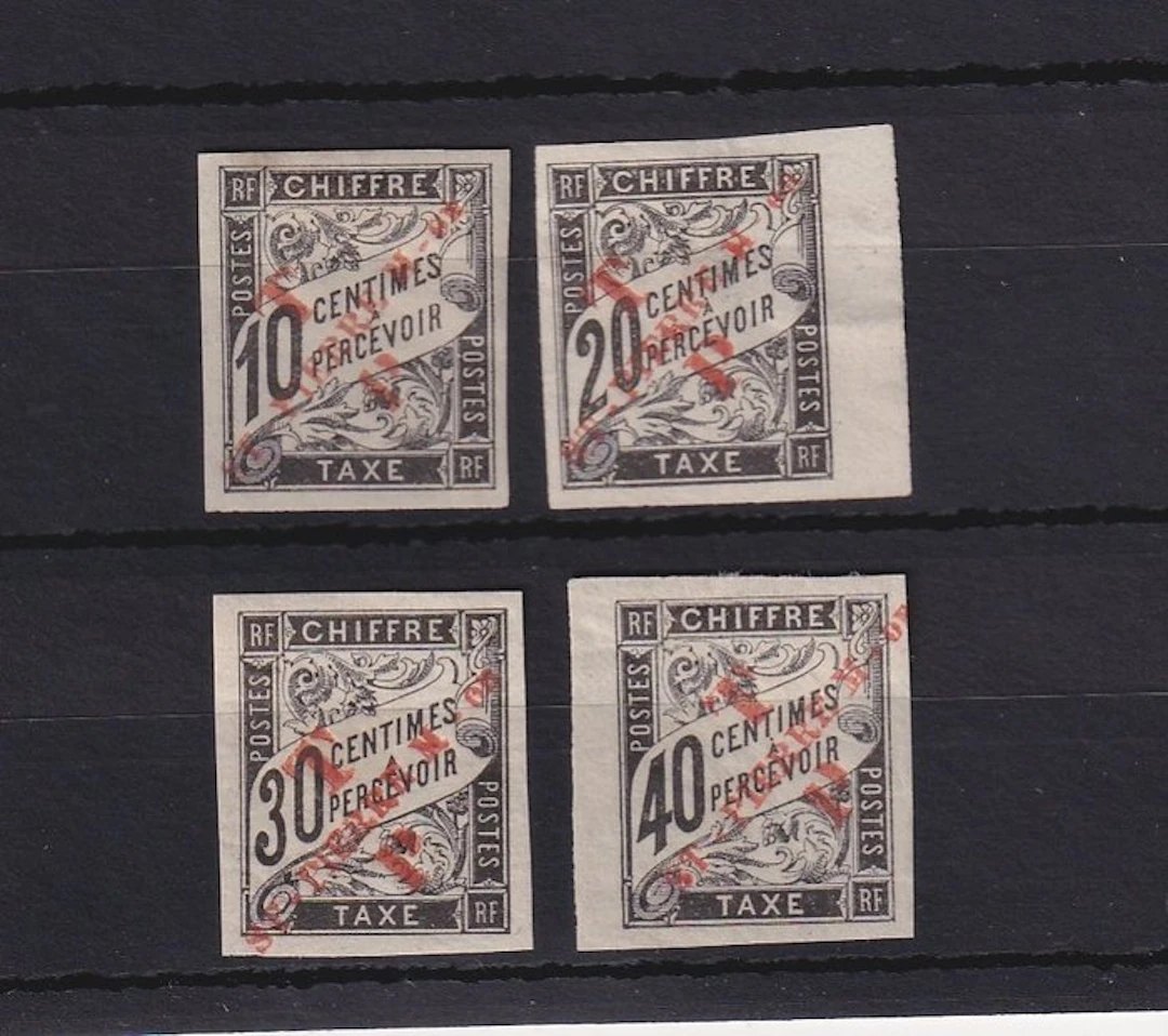 Saint-Pierre-et-Miquelon 1892 - superbe série de timbres - Yvert n°51/54