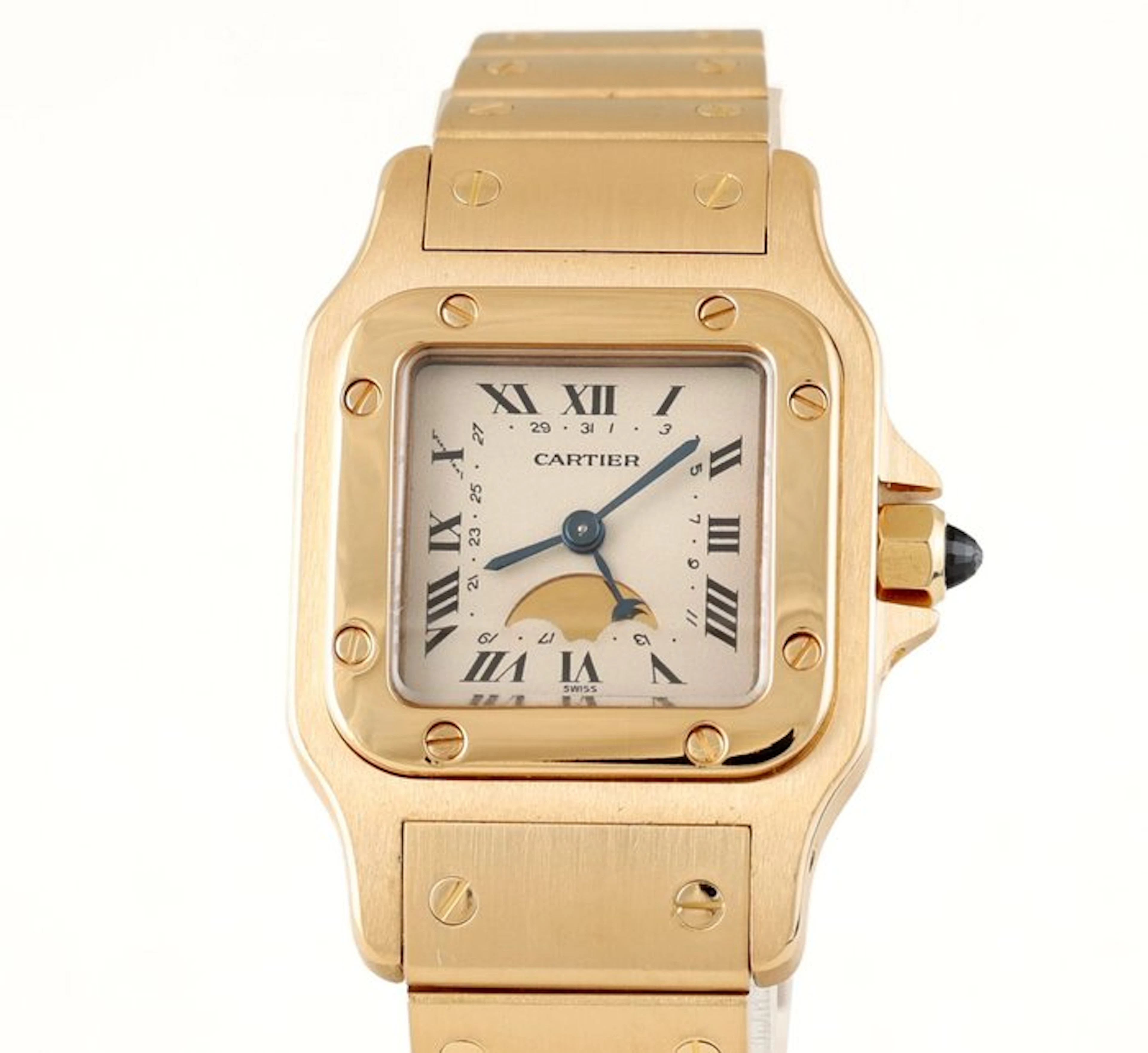 Cartier - Santos Galbée - Moon Phase - 819902 - Women - 1990-1999