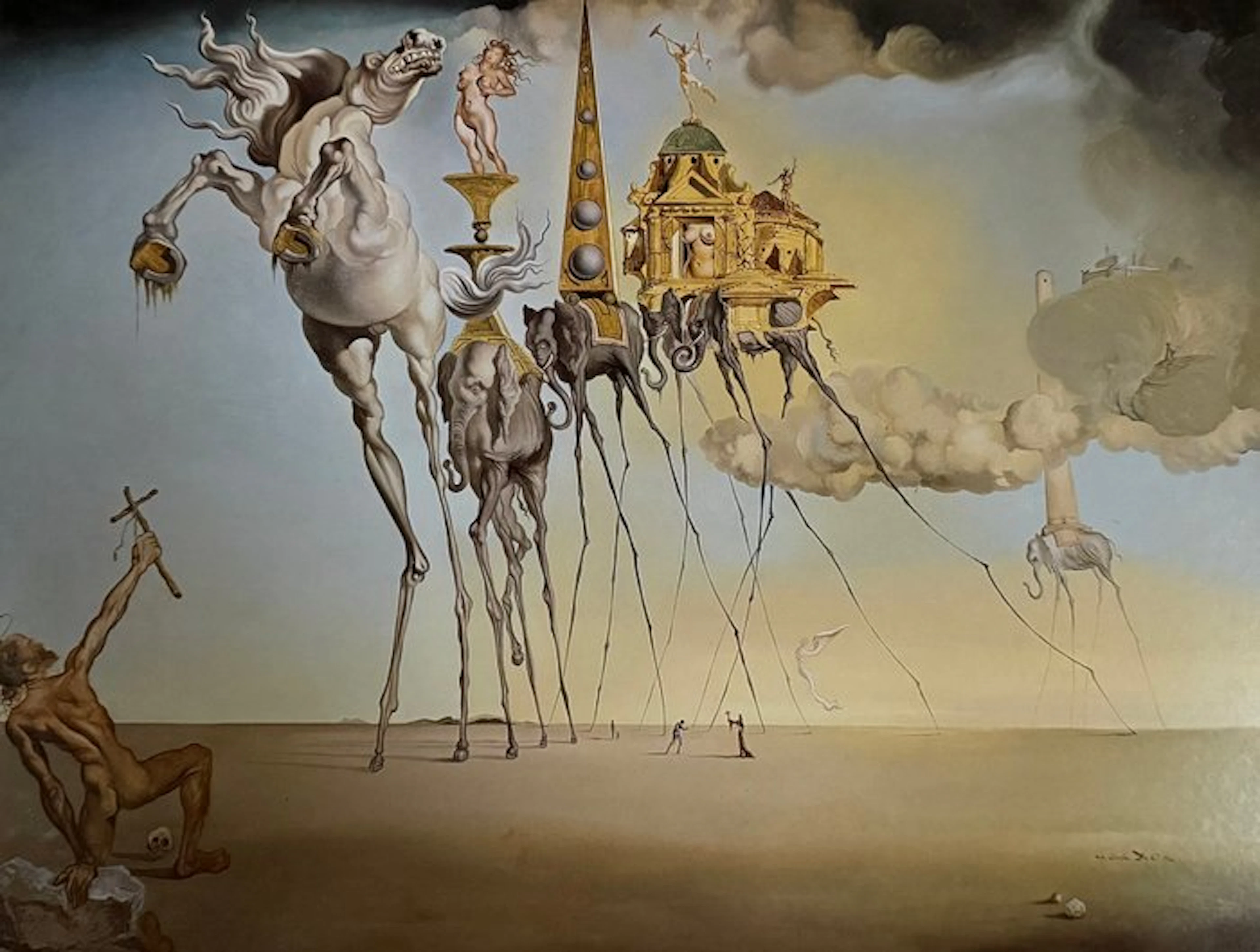 Salvador Dalí (after) - “The Temptation of Saint Anthony, 1946”.