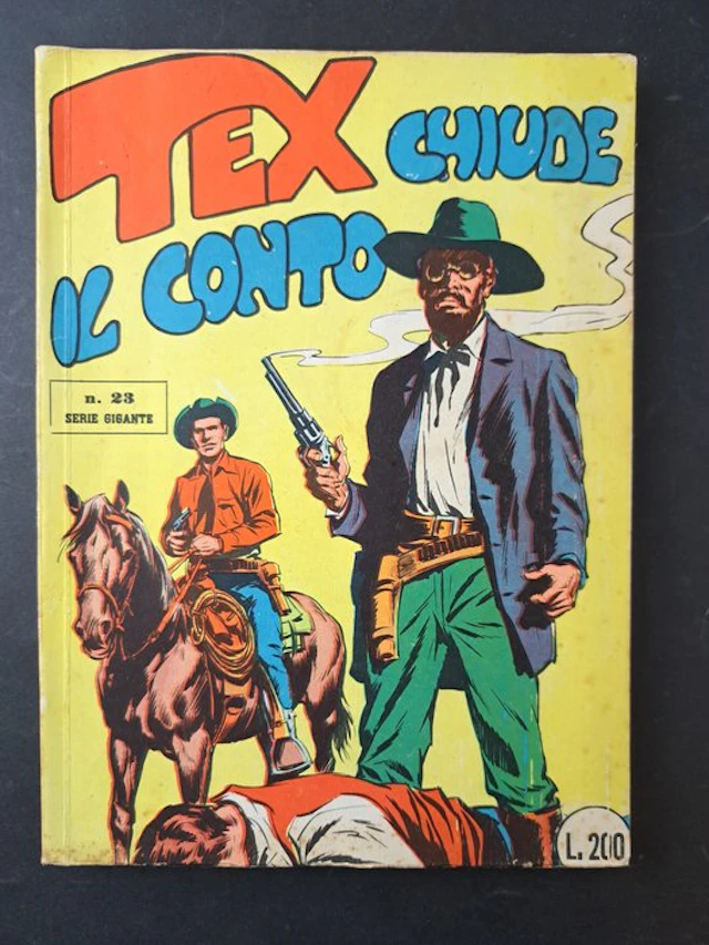 Serie 1/29: Tex Chiude il Conto - 1 Comic - First edition
