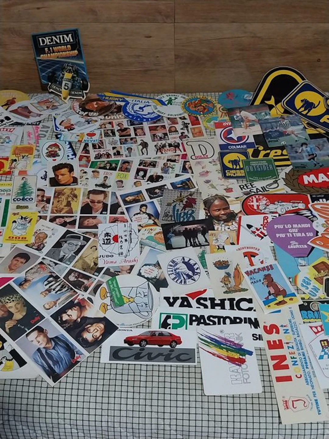 Themed collection - Stickers - Ferrari, Hitachi, Bugatti