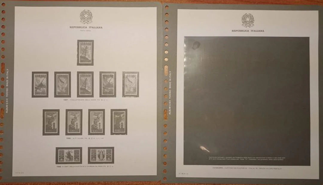 Italy 1997/2001 - Milord Bolaffi album pages