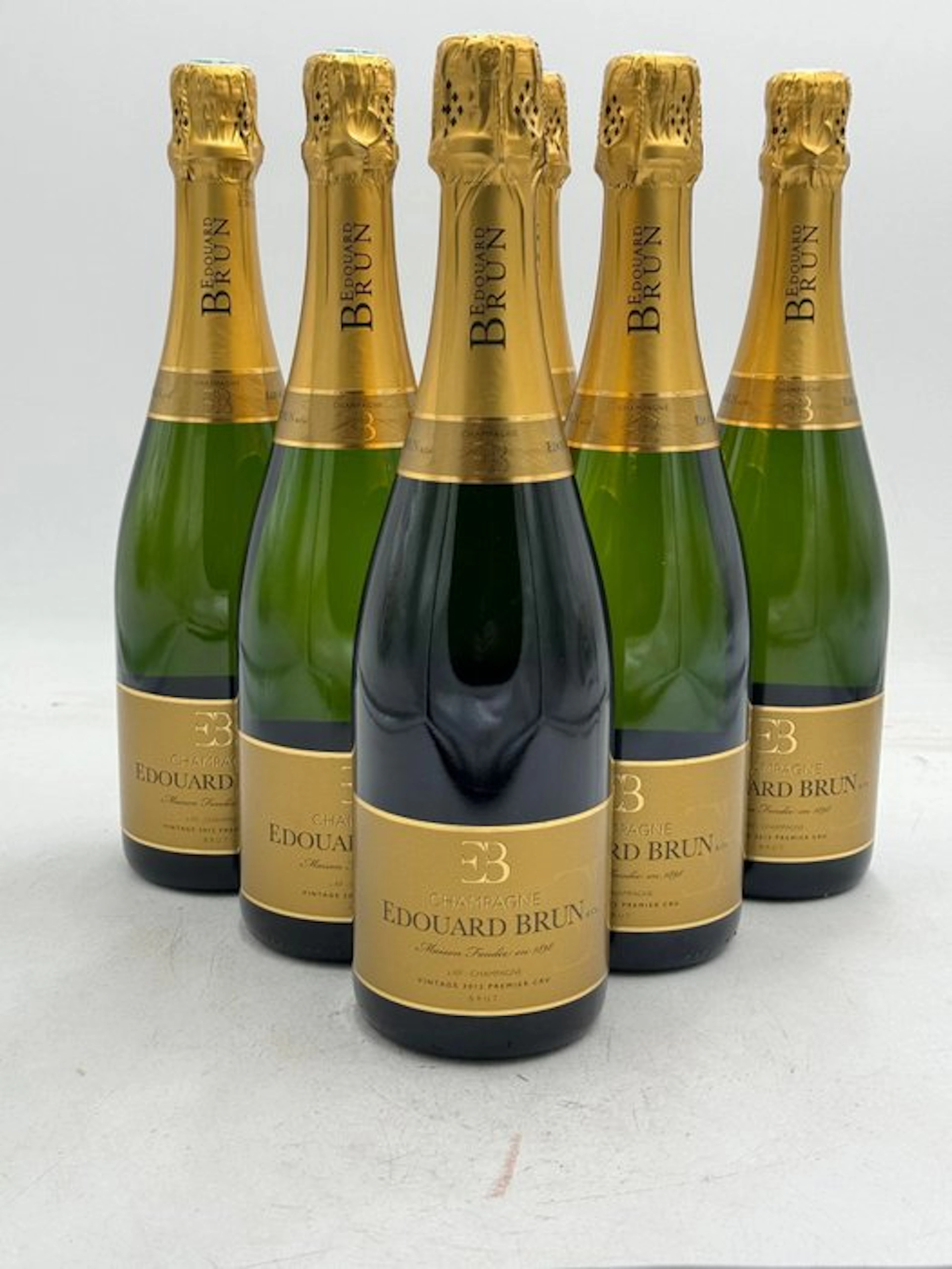 2012 Edouard Brun, Premier Cru - Champagne Brut - 6 Bottles (0.75L)