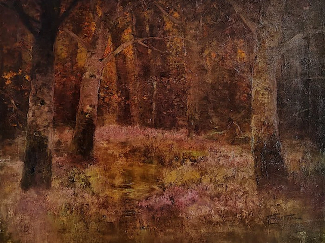 Kézdi Kovács László (1864-1942) - Nel bosco