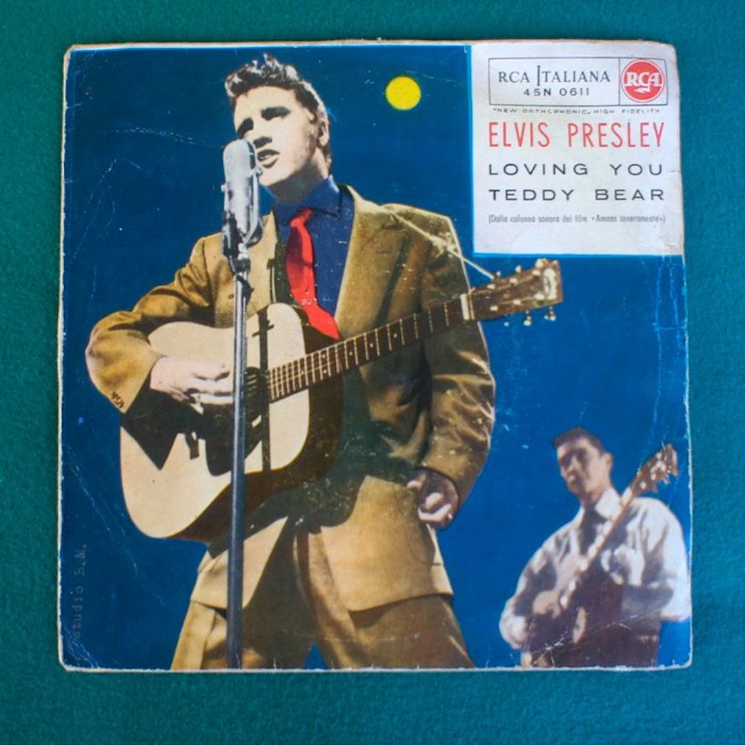 Elvis Presley - LOVING YOU - TEDDY BEAR (Blue Cover