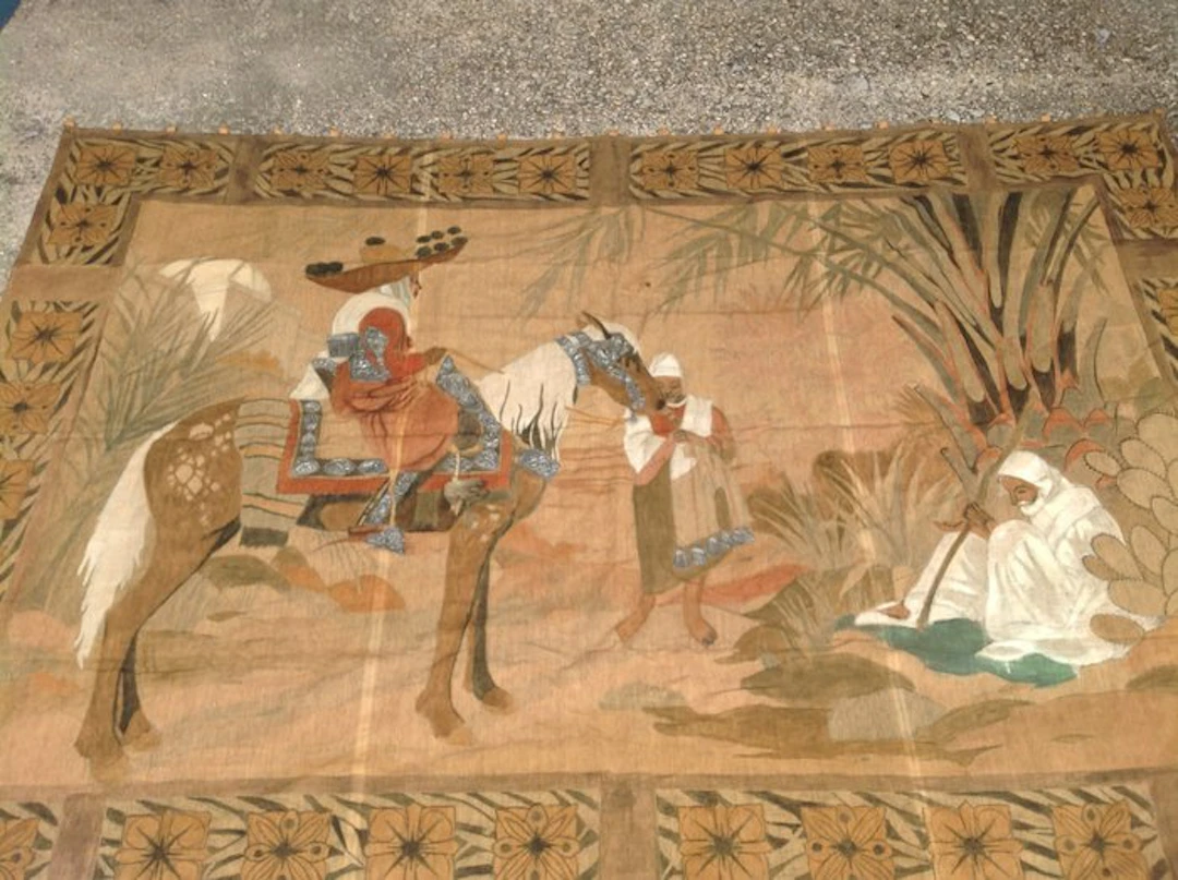 Large pictorial textile - Textiles - North Africa - Early 20th century