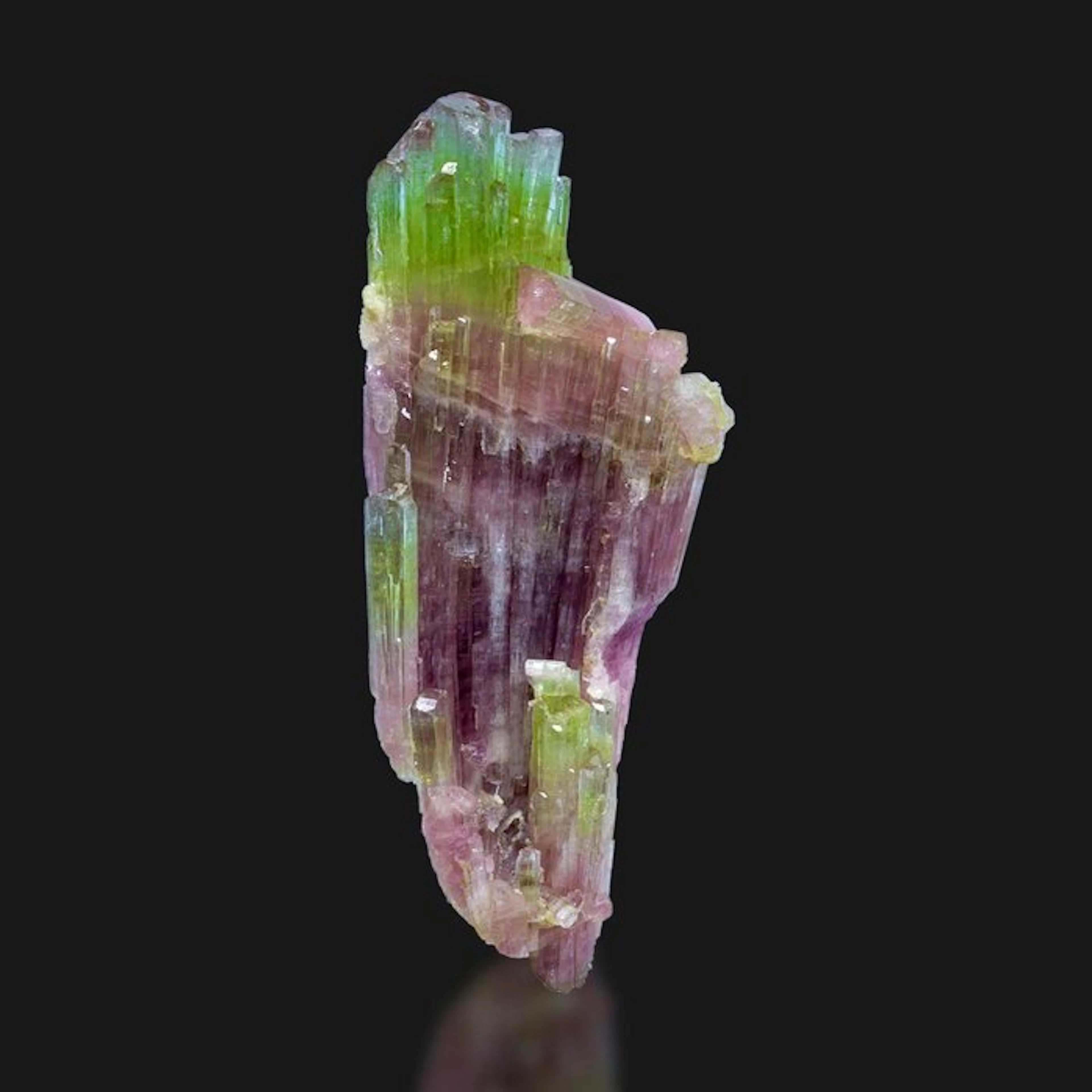 Natural Watermelon Tourmaline Terminated Crystal cluster- 150 g - (1)