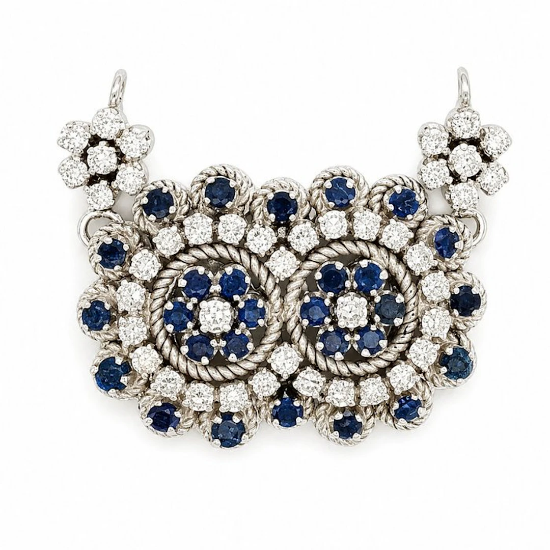 Necklace clasp - 18 kt