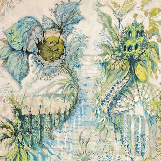 Daniel Louradour (1930-2007) - Jardin fantastique...