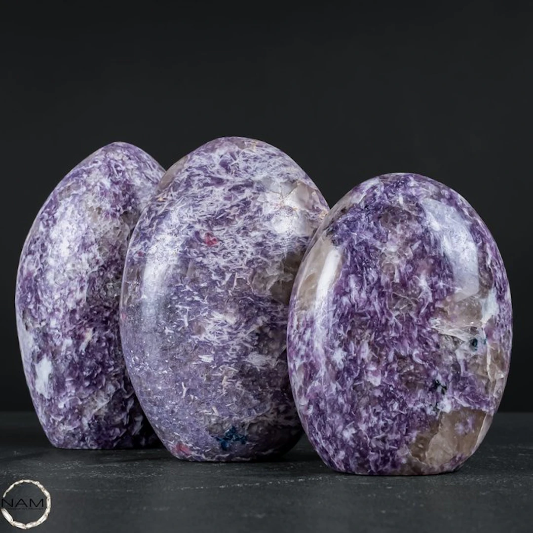 Lepidolite Set – Mystical Unicorn Stone Set – Unique...