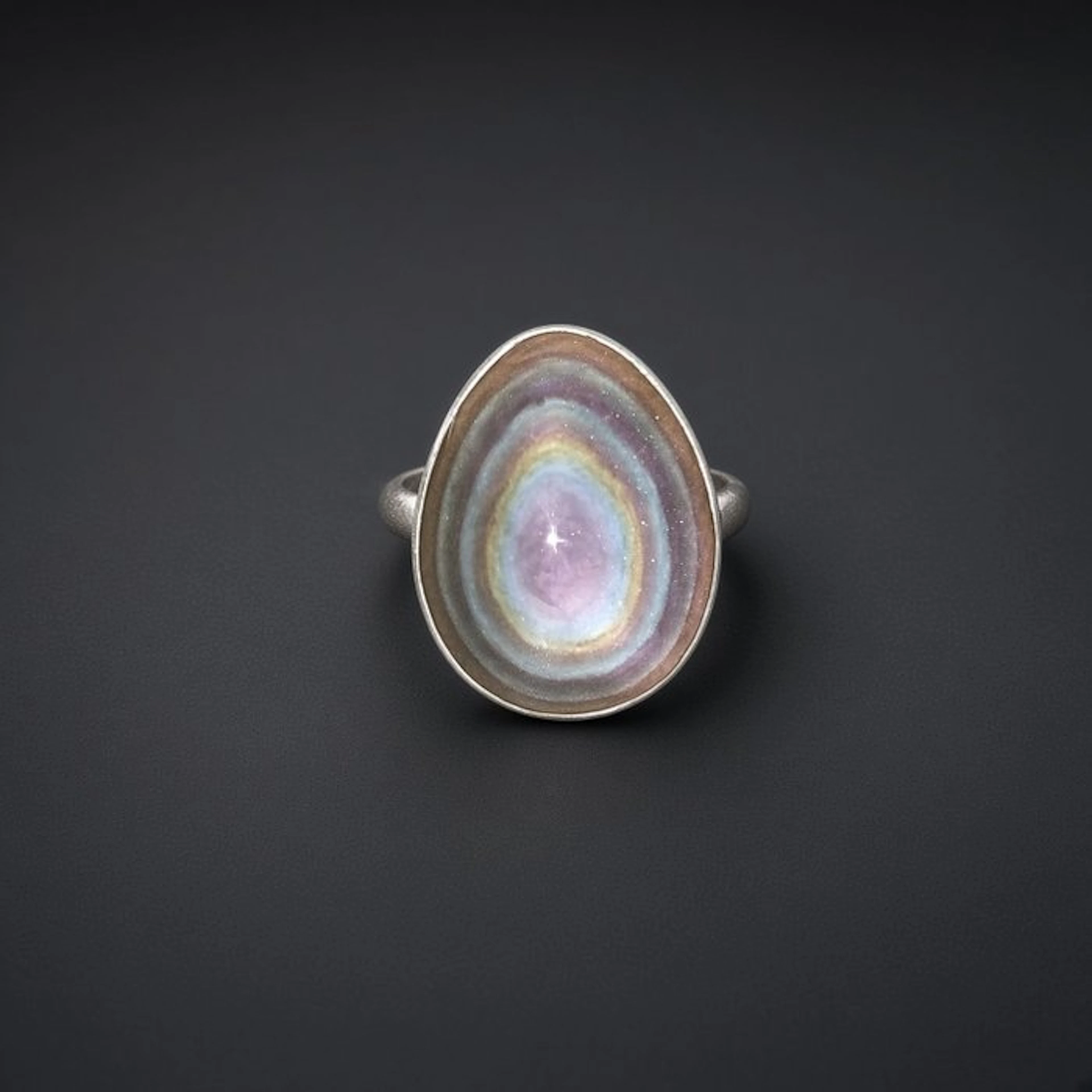Celestial Eye Obsidian Ring