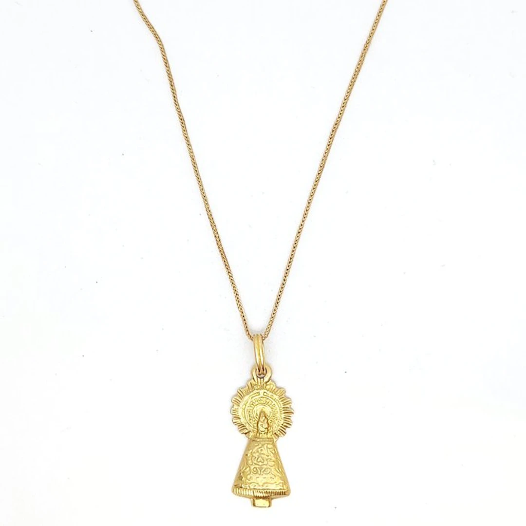 Necklace with pendant - 18 kt. Yellow gold