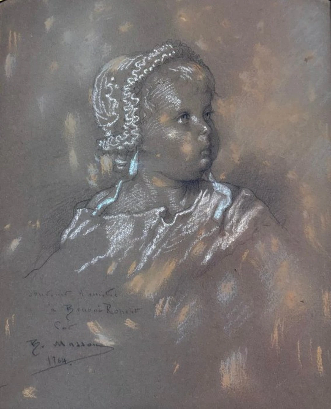Bénédict Masson (1819–1893) - Retrato de Niña