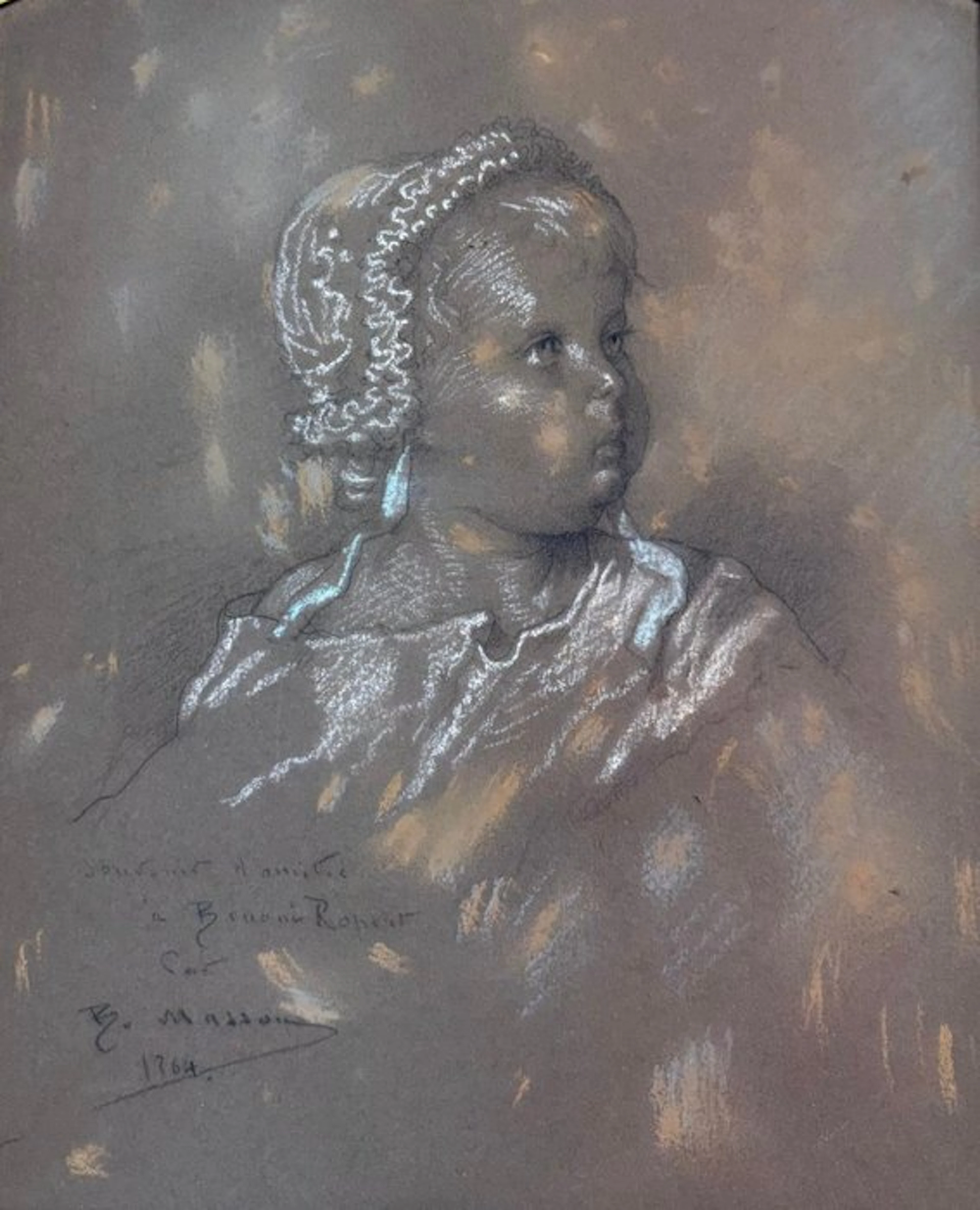 Bénédict Masson (1819–1893) - Retrato de Niña