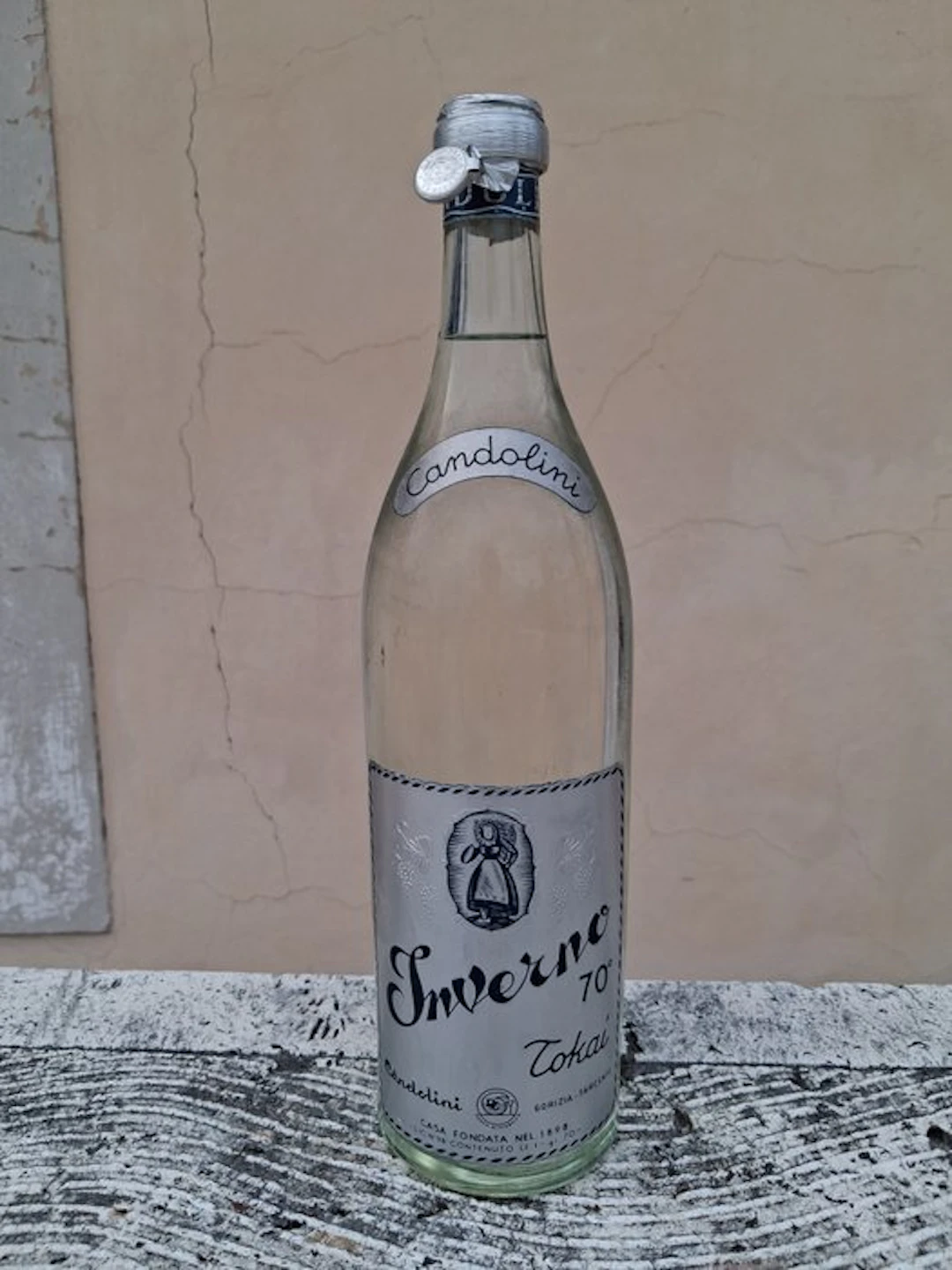 Candolini - Inverno 70° tokai liqueur - b. 1950s - 75cl