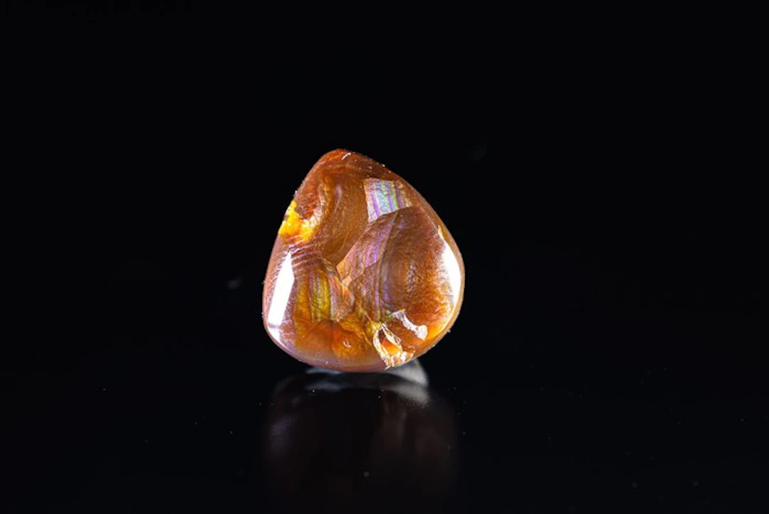 EXCEPTIONAL Fire Agate 11.63 carats - Mexico - Height...