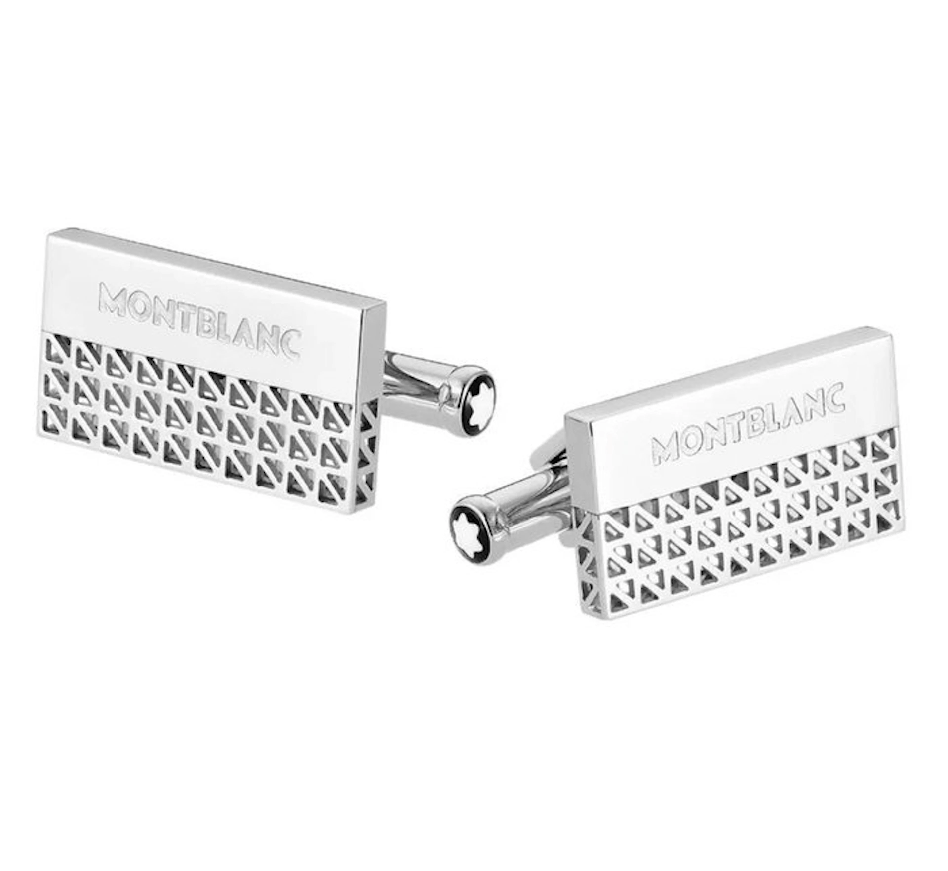 Montblanc - Steel - Cufflinks - Rectangular #109783