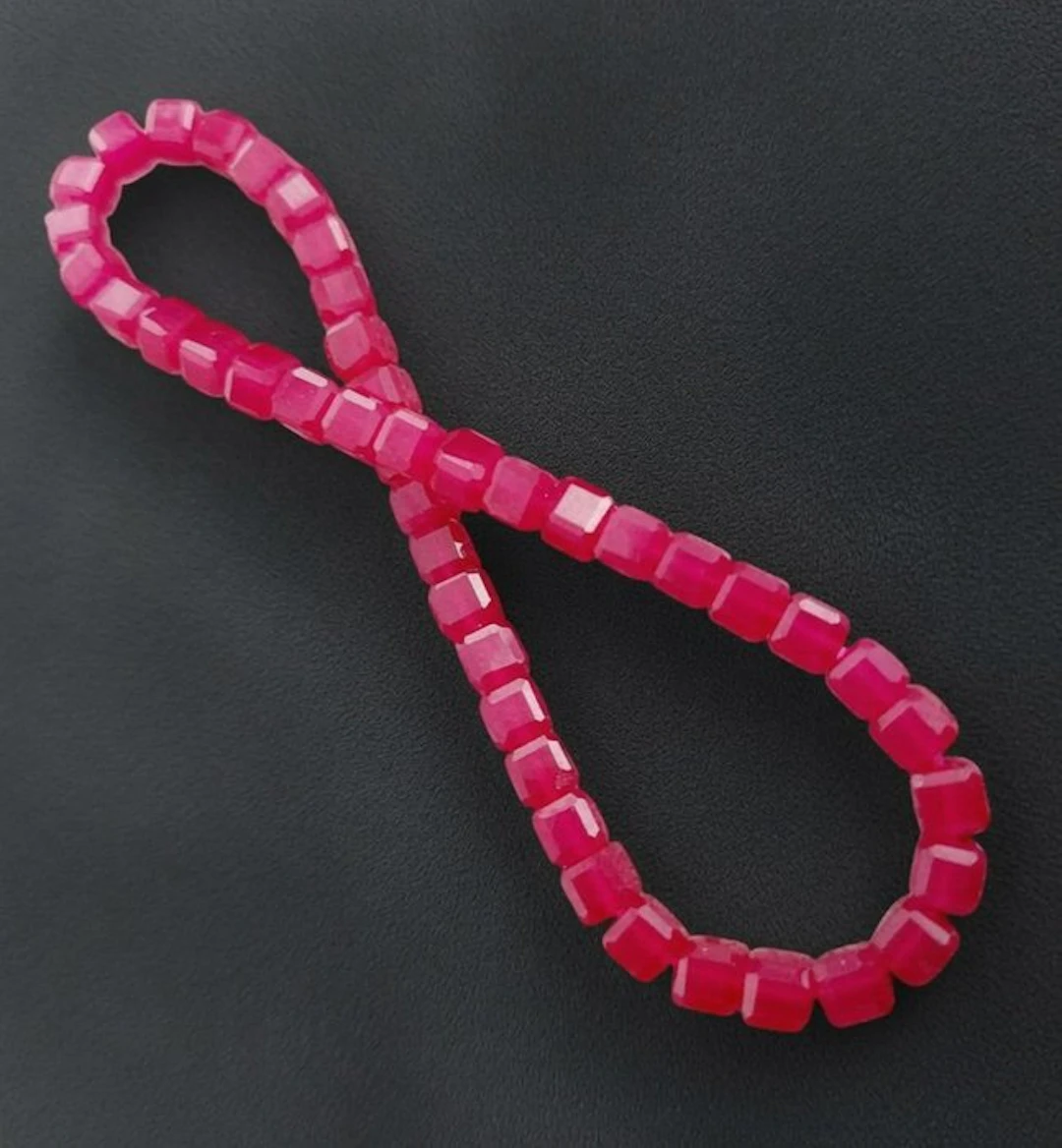 Red corundum ruby