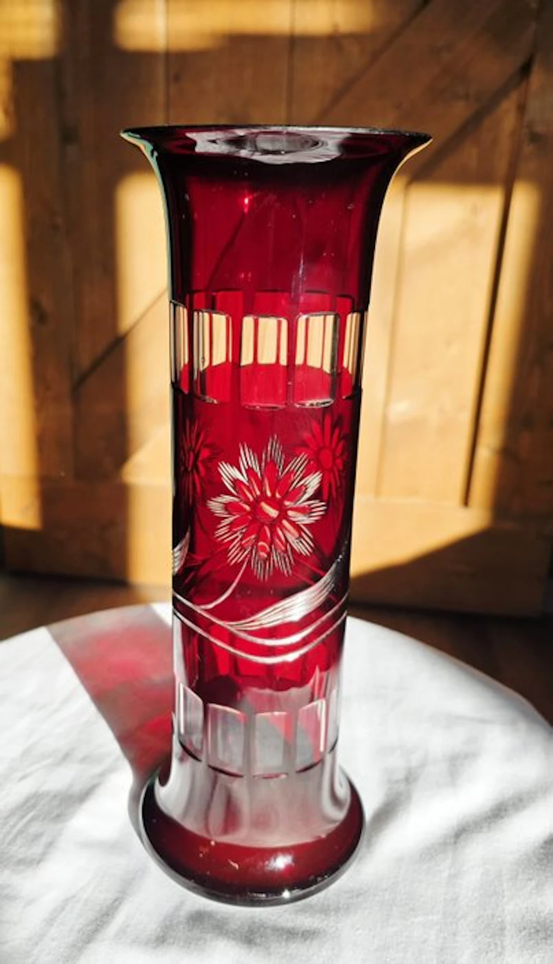 Kralik - Wilhelm Kralik Sohn - Vase - 5098/6 - Crystal - Cut to Clear